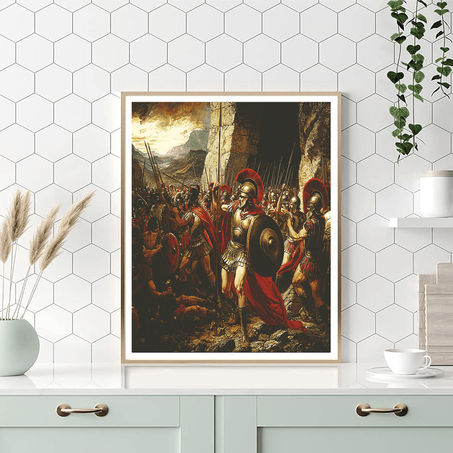 Jacques-Louis David Inspired Historic Battle Scene  Paint By Numbers Kits
