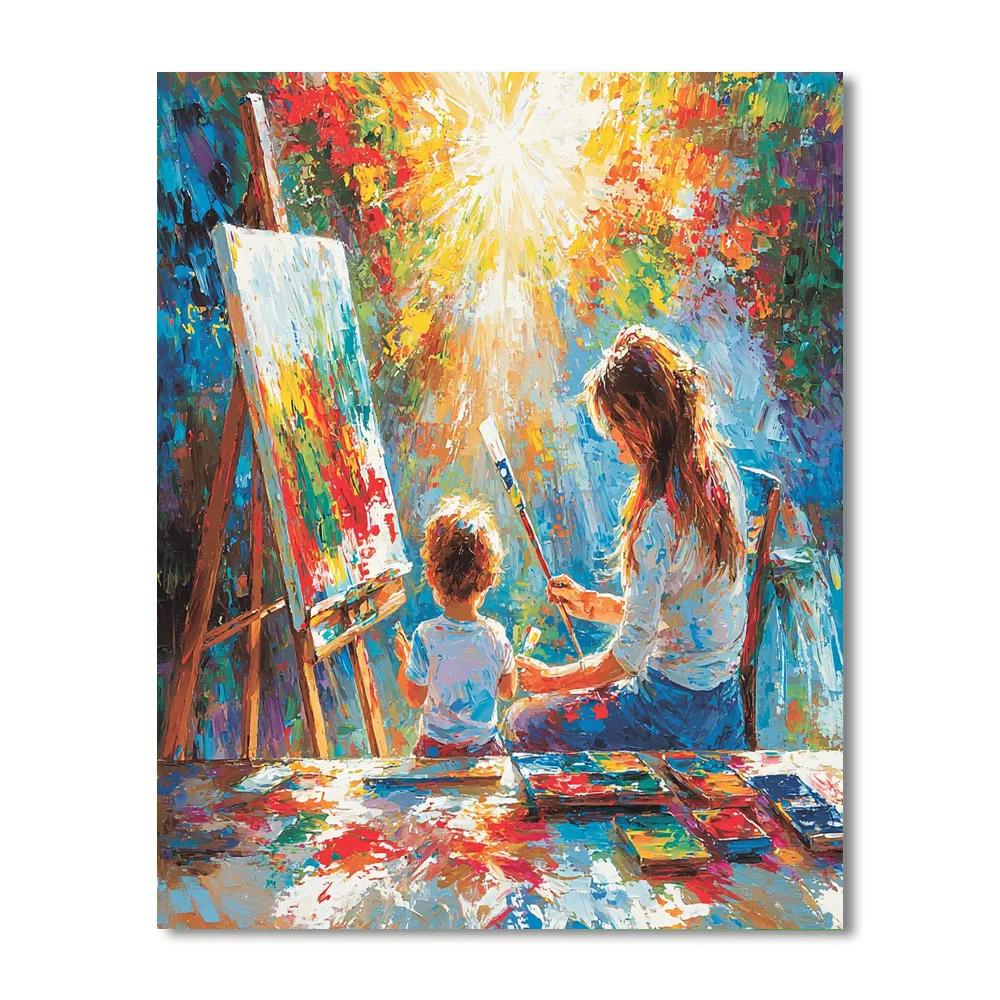 Canvas Of Shared Dreams Number Painting