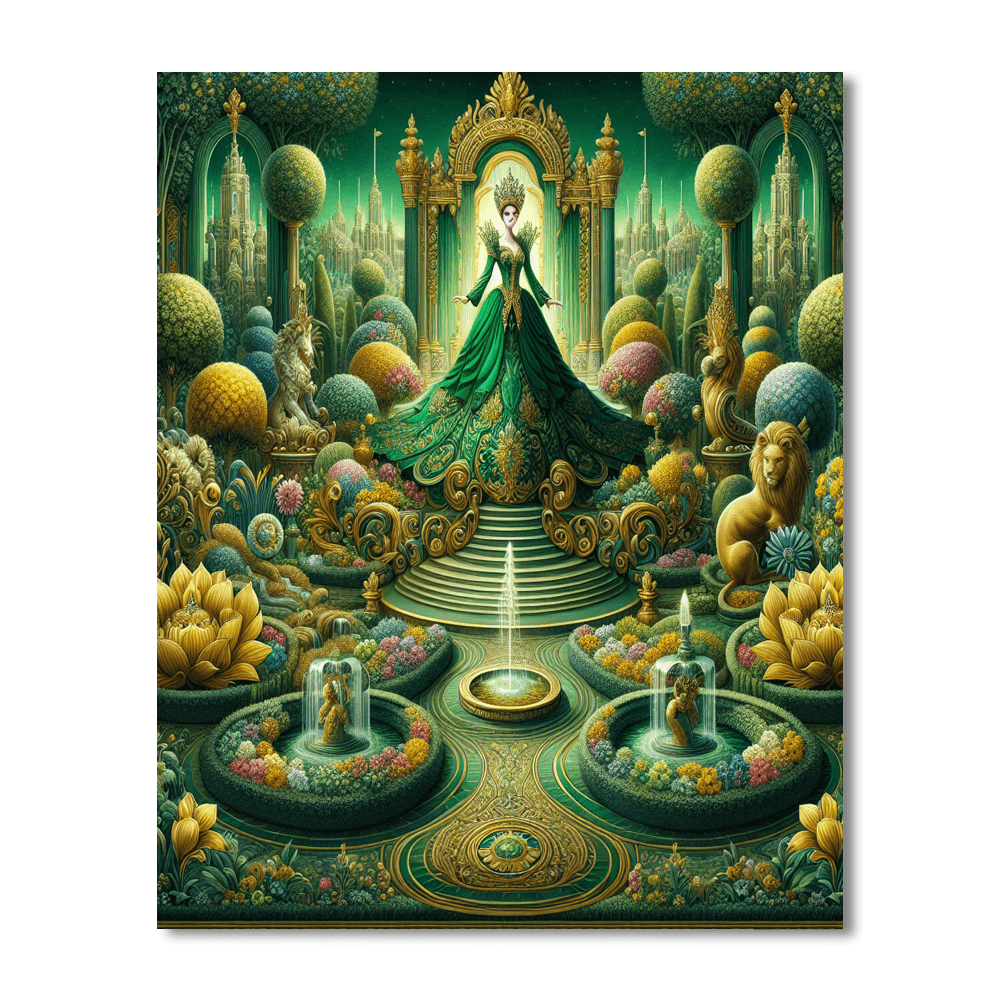 Tiana's Royal Garden DIY Paint By Numbers