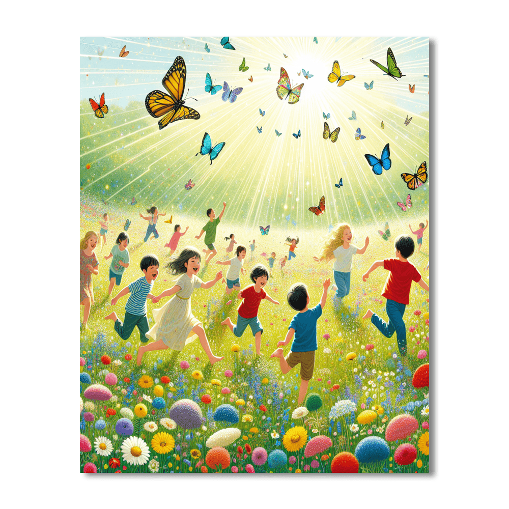 Joyful Summer Day Painting By Numbers Kit