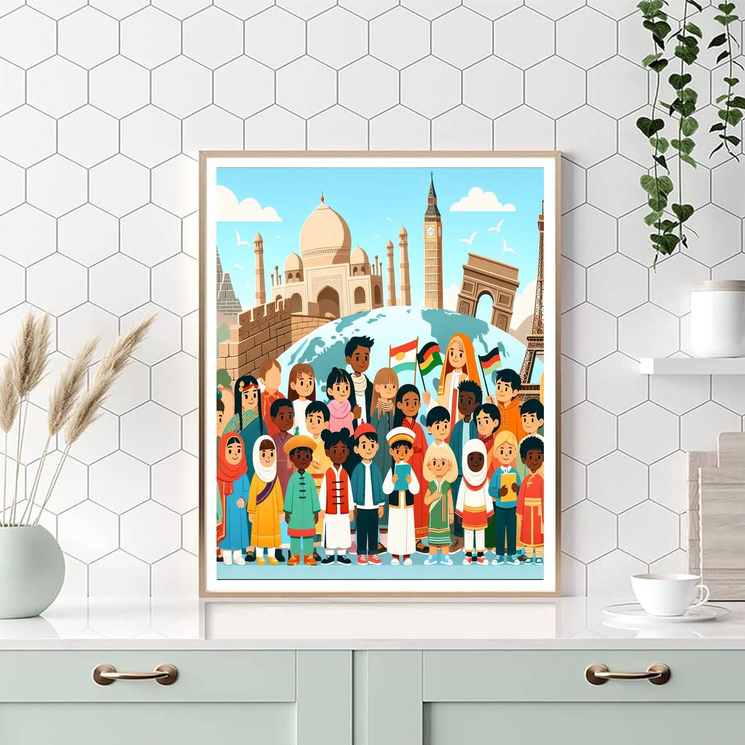 Cultural Heritage Expedition Painting Number Kit