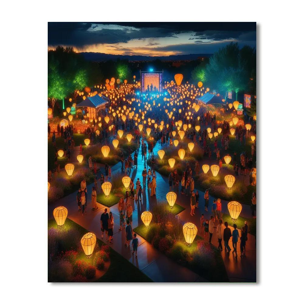 Luminaria - Usa Paint By Number