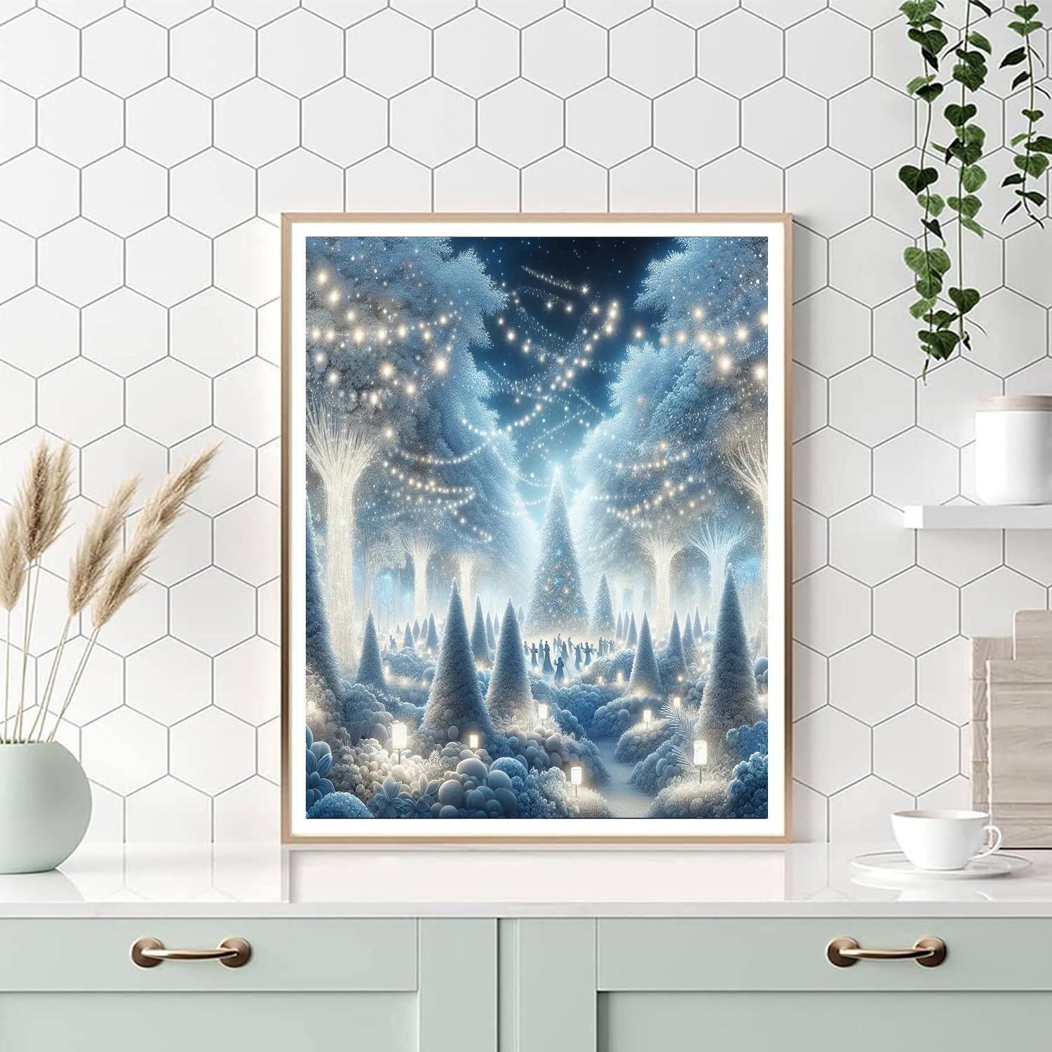 Winter Wonderland Celebration Paint By Numbers Art