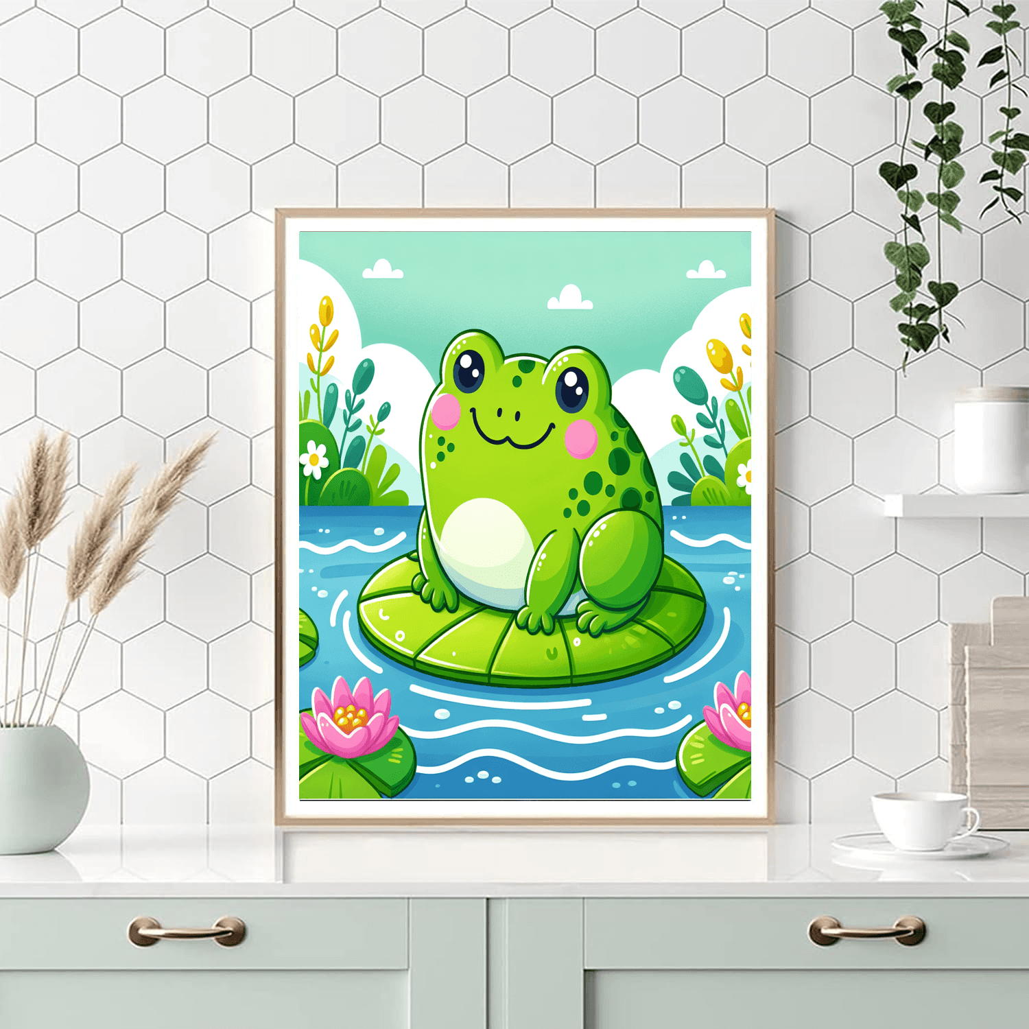 Sunny Toad Number Painting