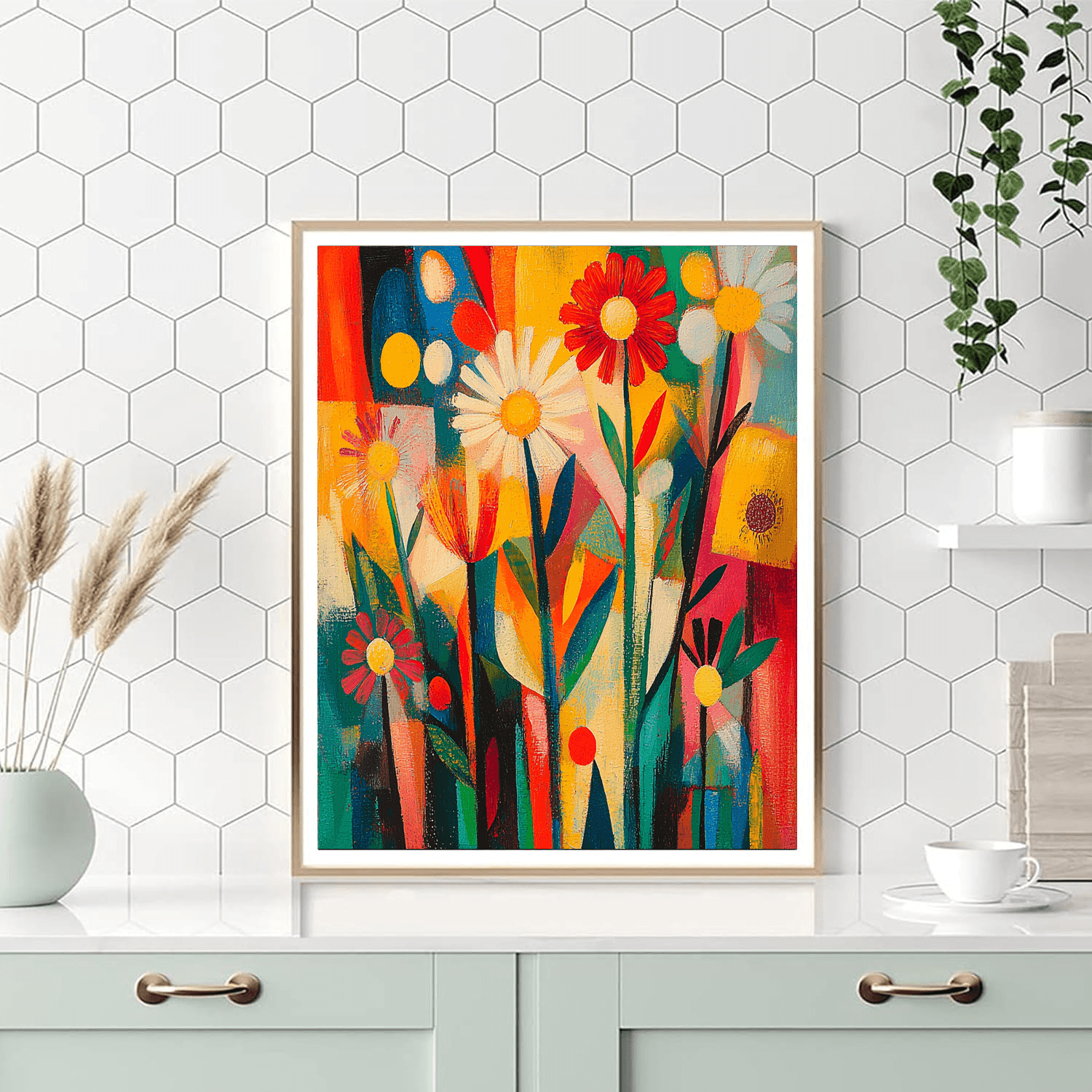 Kandinsky Inspired Nature's Rhythm  Painting By Numbers Kit