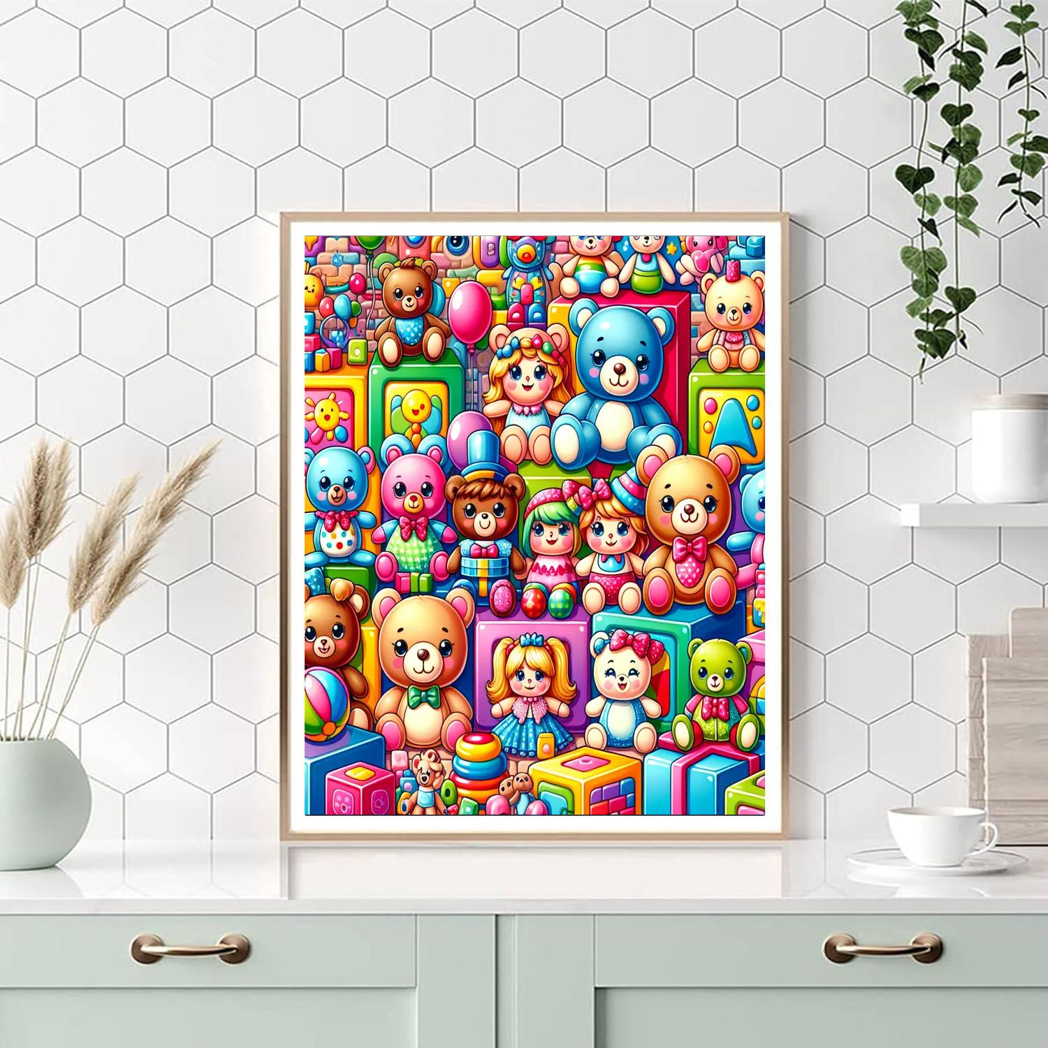 The Magical Toyland Adventure DIY Paint By Numbers