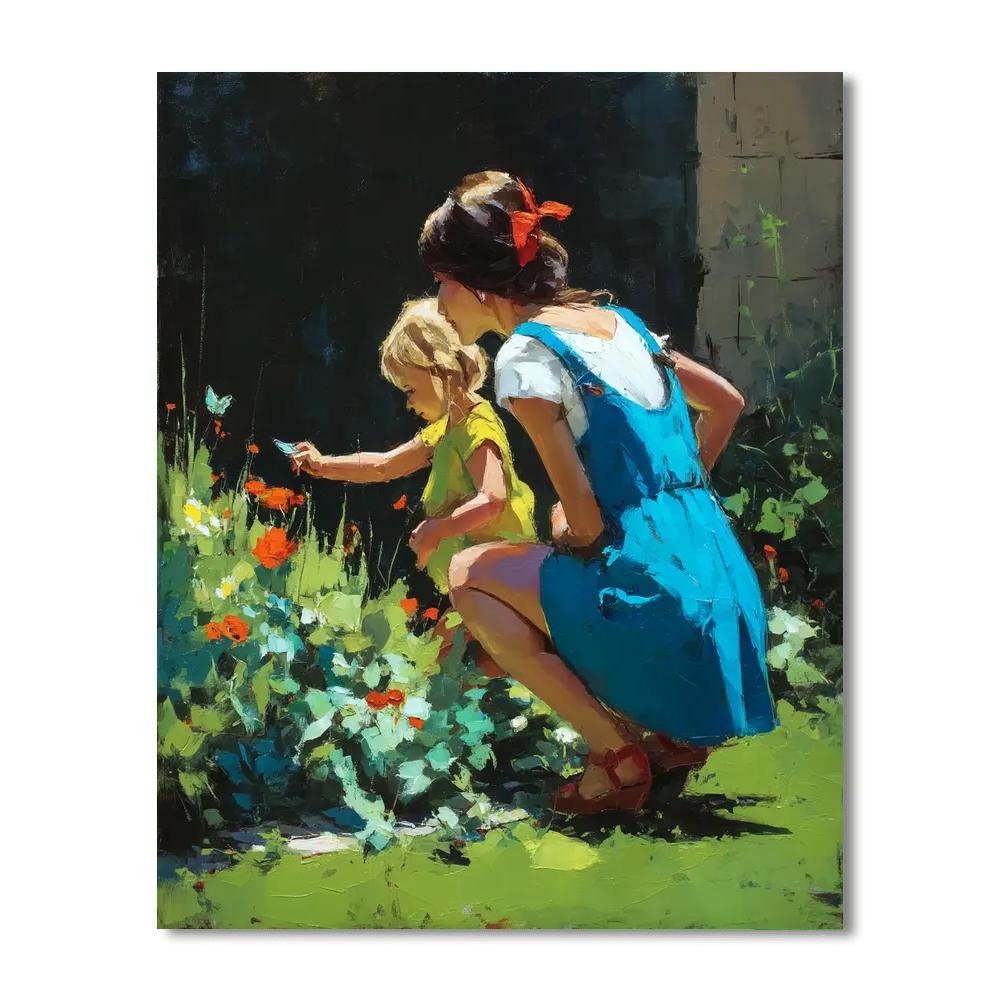 The Love Garden Number Painting