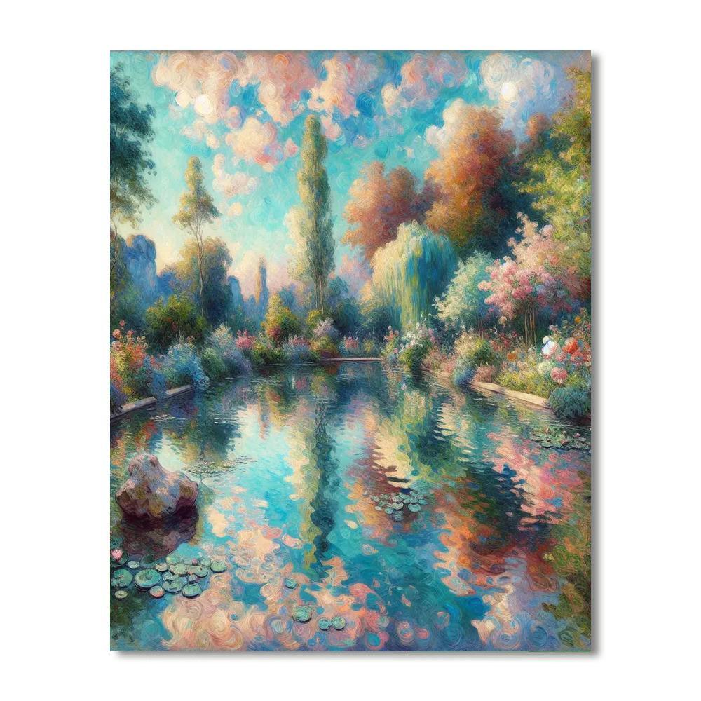 Monet's Water Garden Delight DIY Paint By Numbers