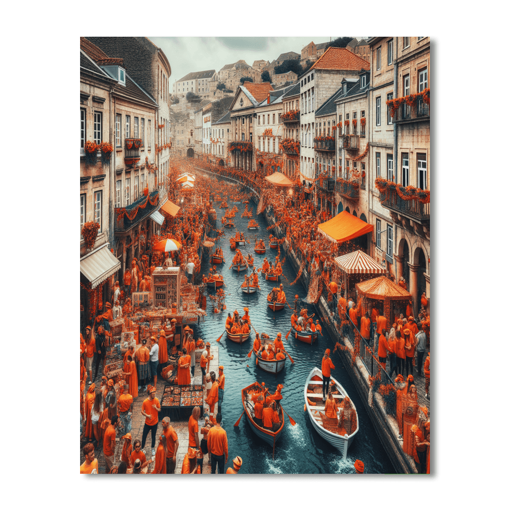 Koninginnedag (king's Day) - Netherlands Number Painting