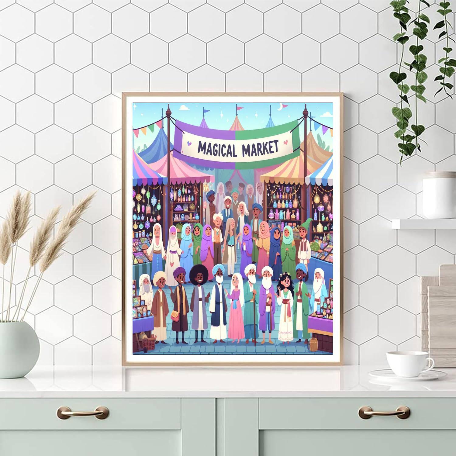 Magical Market Day Paint By Color