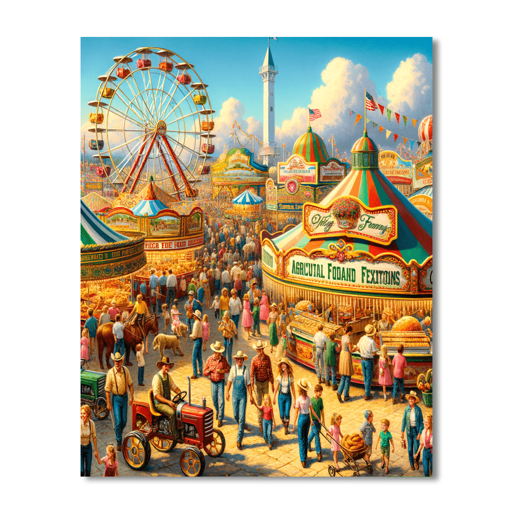 The Big E - United States Paint By Color