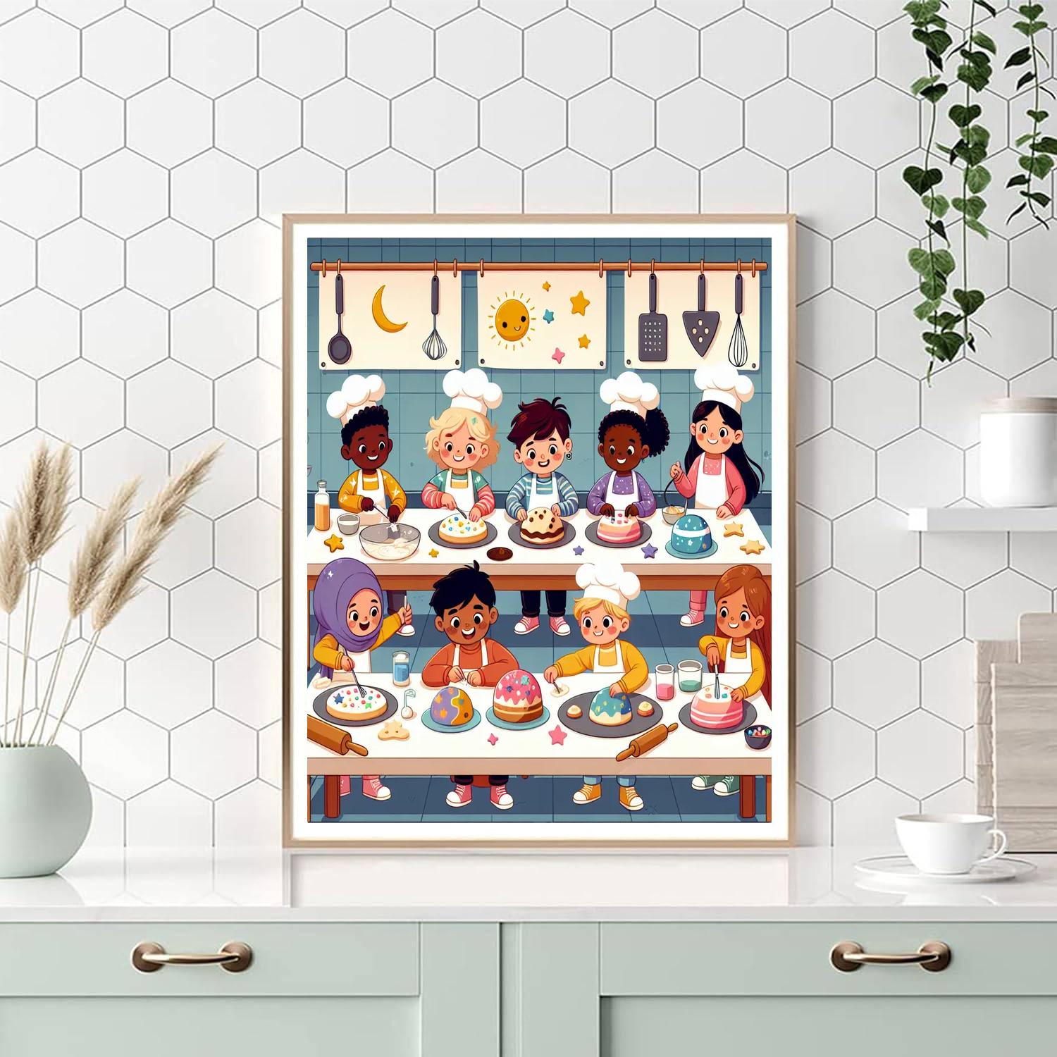 Celestial Baking Contest Painting Number Kit