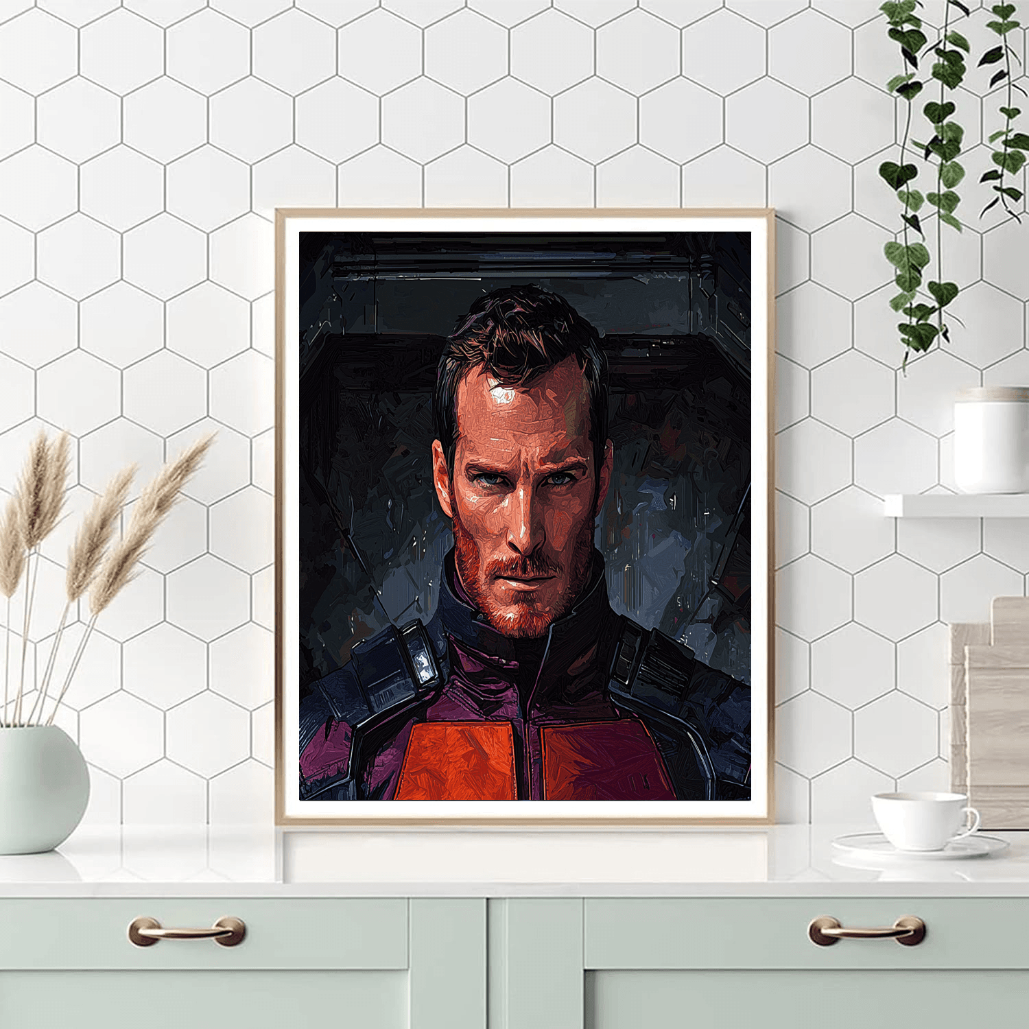 Michael Fassbender: The Intensity Of Versatility Paint By Numbers Kits
