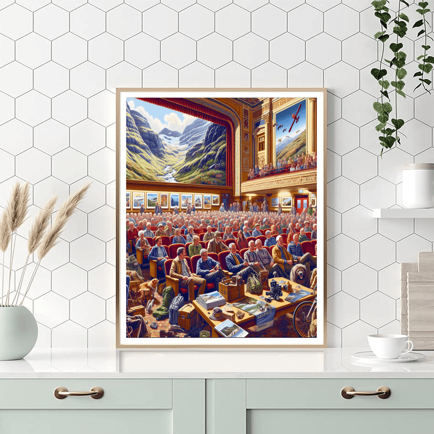 Dundee Mountain Film Festival - Scotland Number Painting