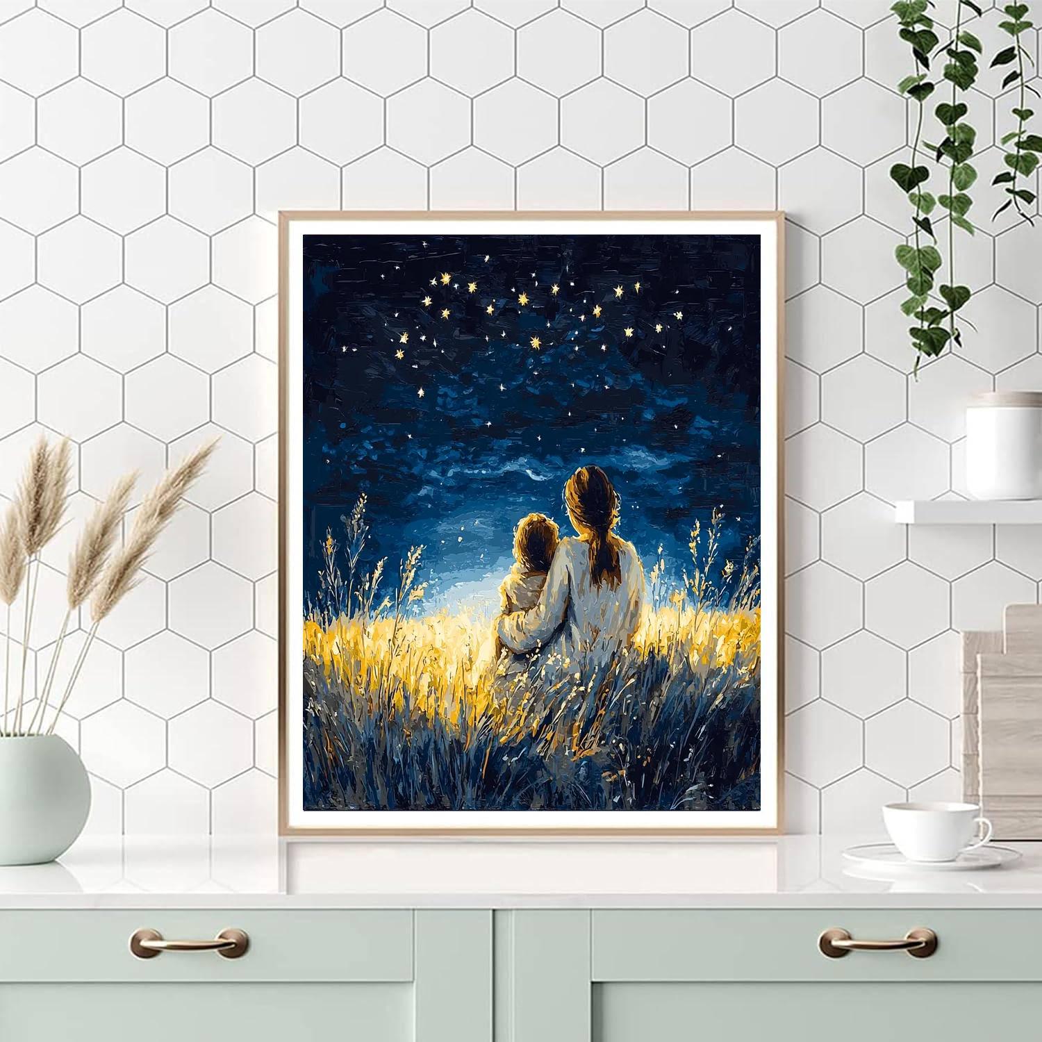 Cuddles Under The Stars Paint By Numbers