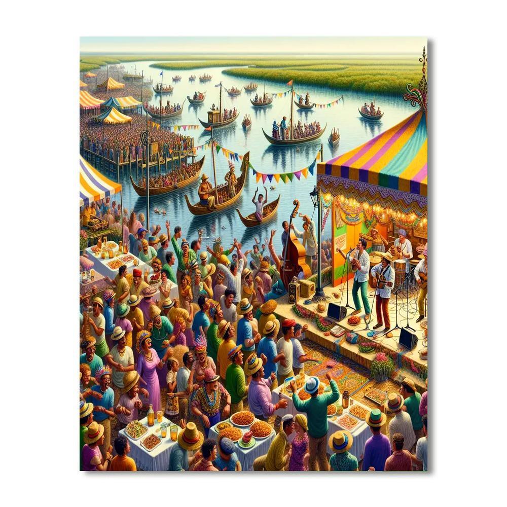 Bayou Boogaloo Paint By Number