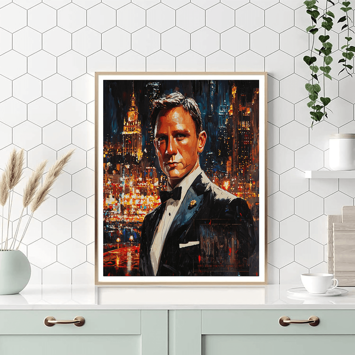 Daniel Craig: The Dashing Elegance Of A Timeless Spy Paint By Color