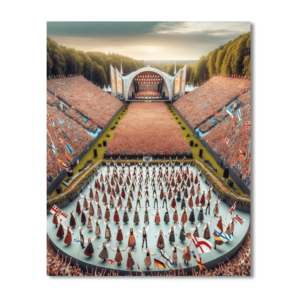 Song Festival Number Painting