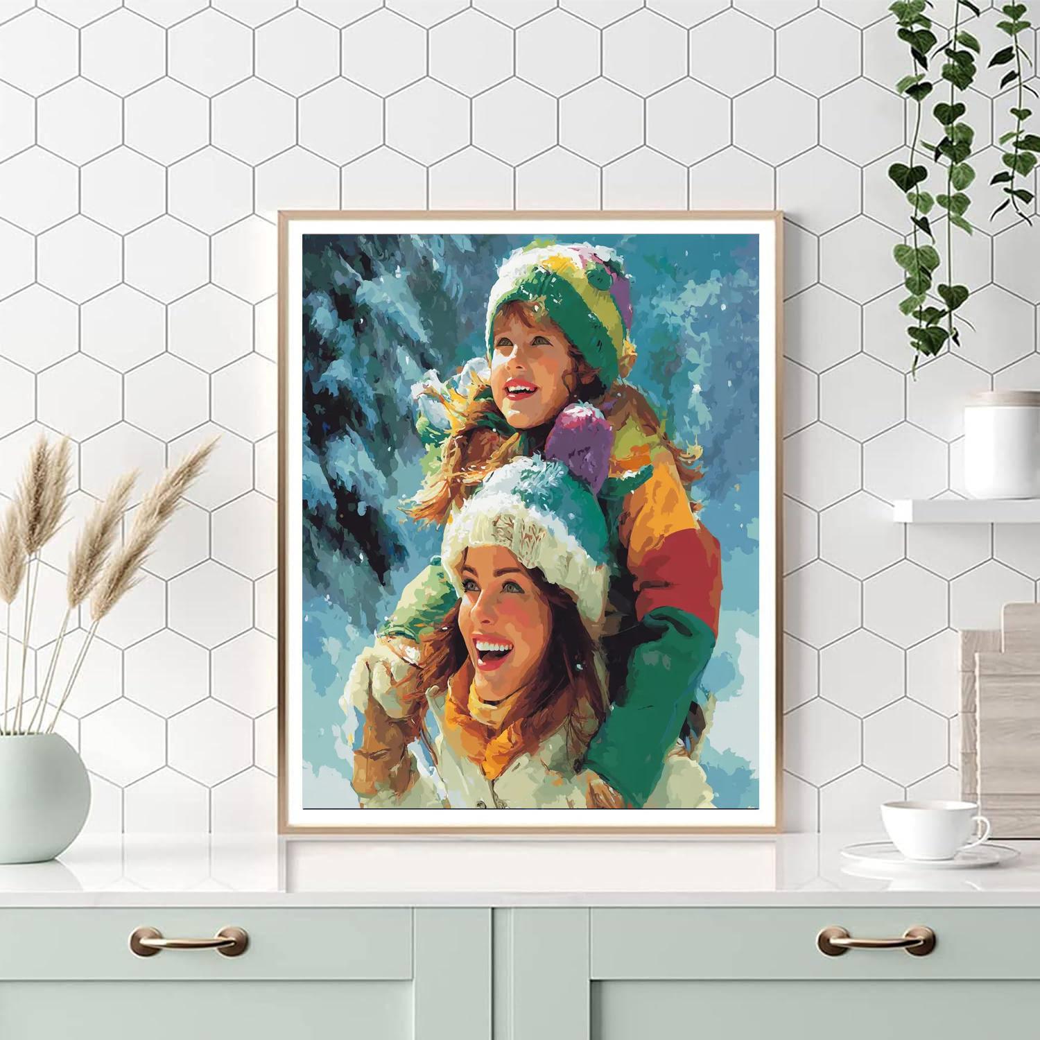 A Cozy Winter's Day Paint By Number