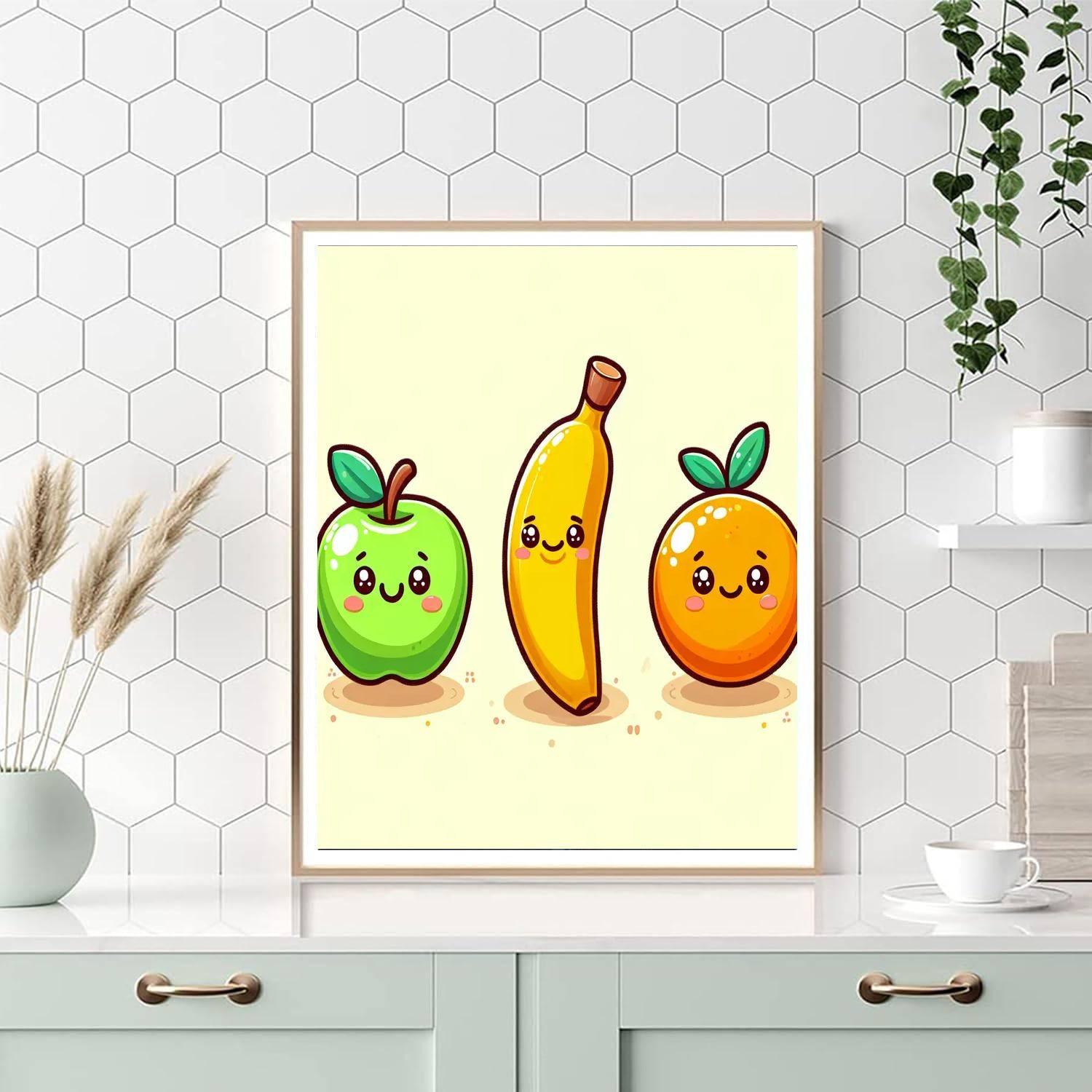 Joyful Fruit Party Numbered Painting Kits