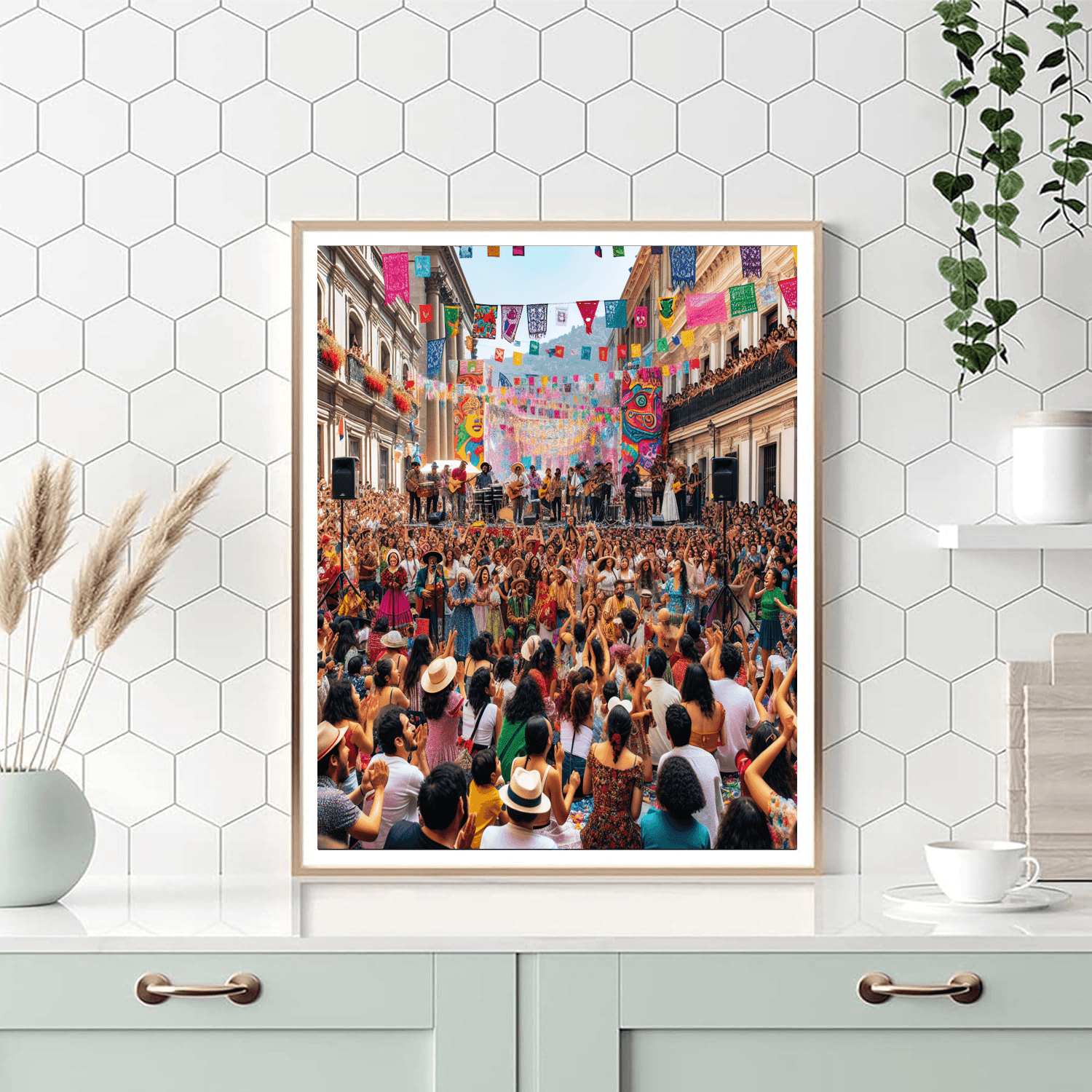 International Festival Of Santiago De Chile - Chile Number Painting