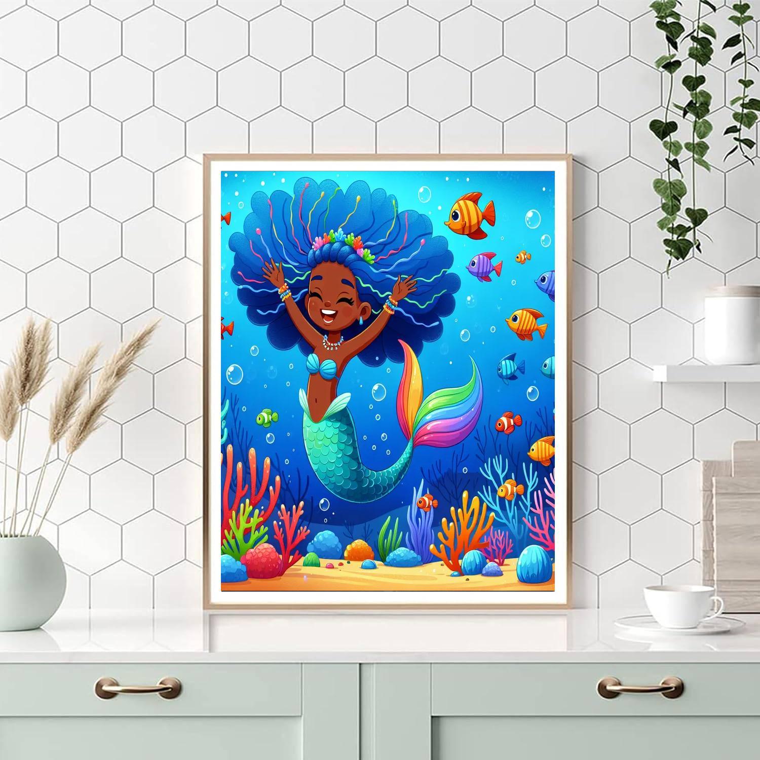 Underwater Mermaid World Paint By Number