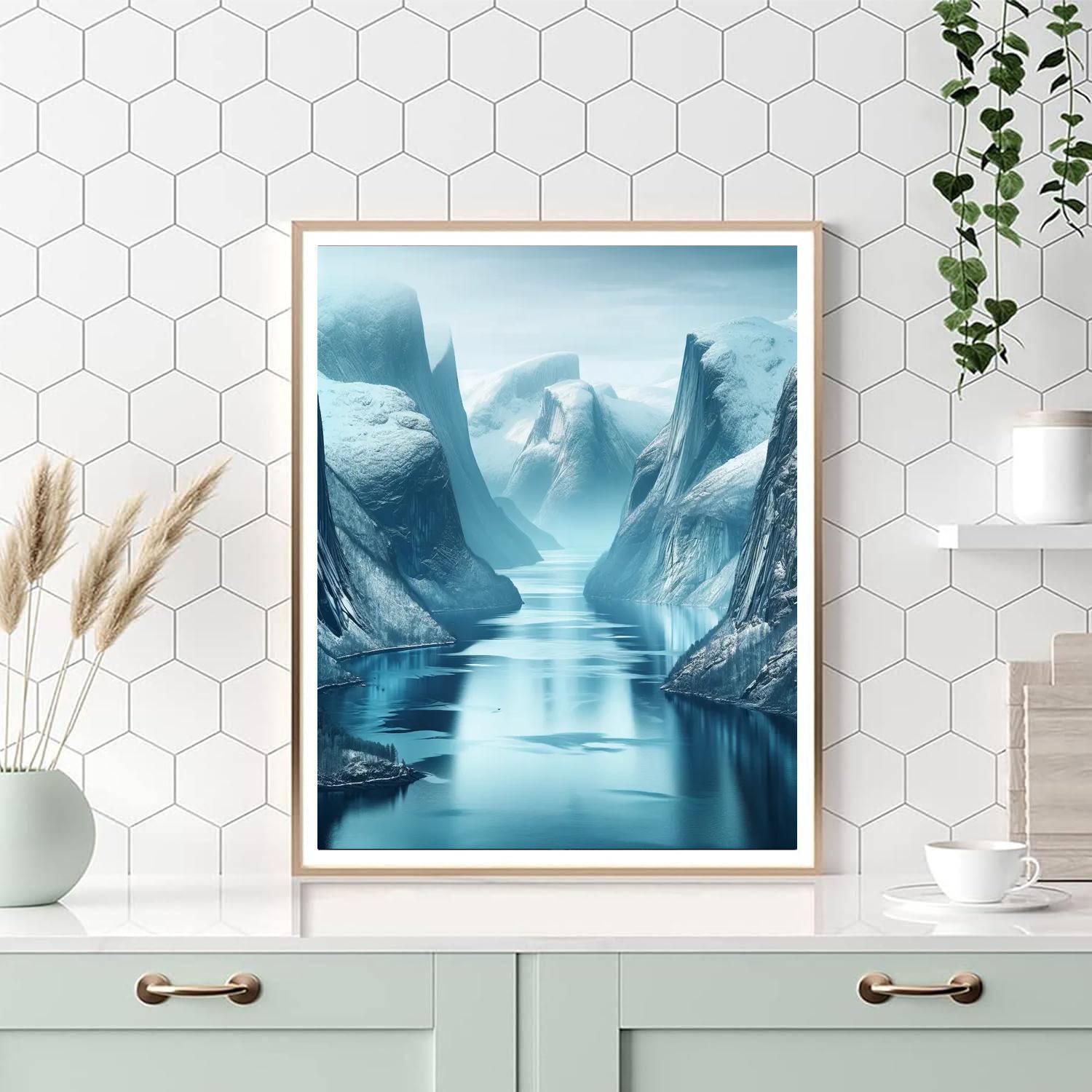 Nordic Tranquil Fjord Paint By Numbers