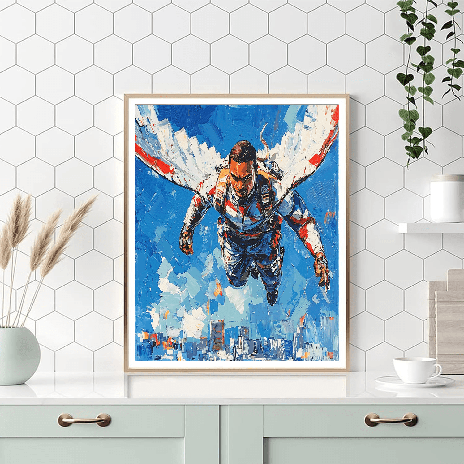 Anthony Mackie: Soaring High As Falcon Paint By Number