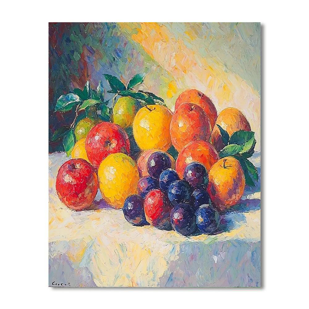 Paul Cézanne Inspired Sunlit Stillness  Painting By Numbers Kit