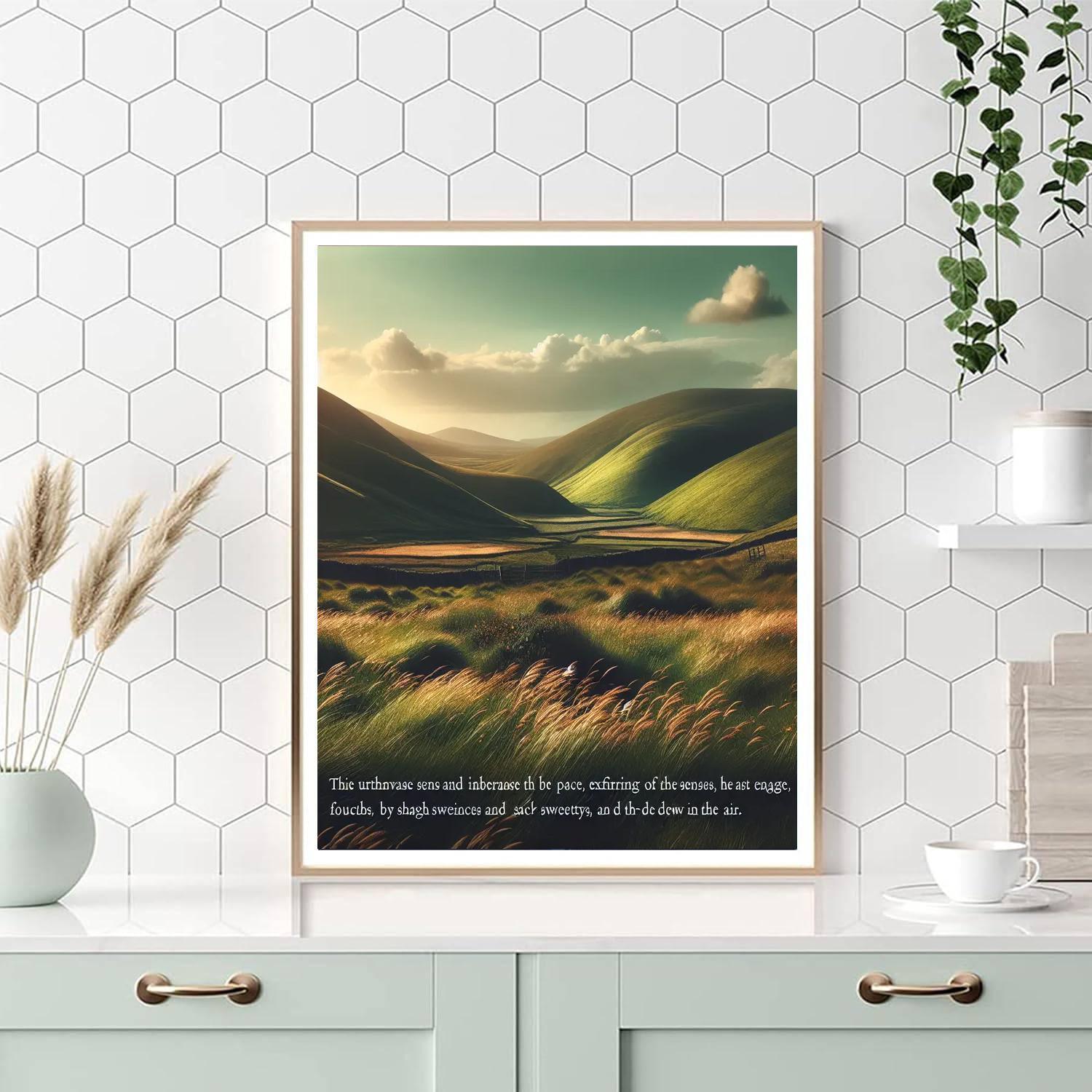 Irish Countryside Tranquility Paint By Number