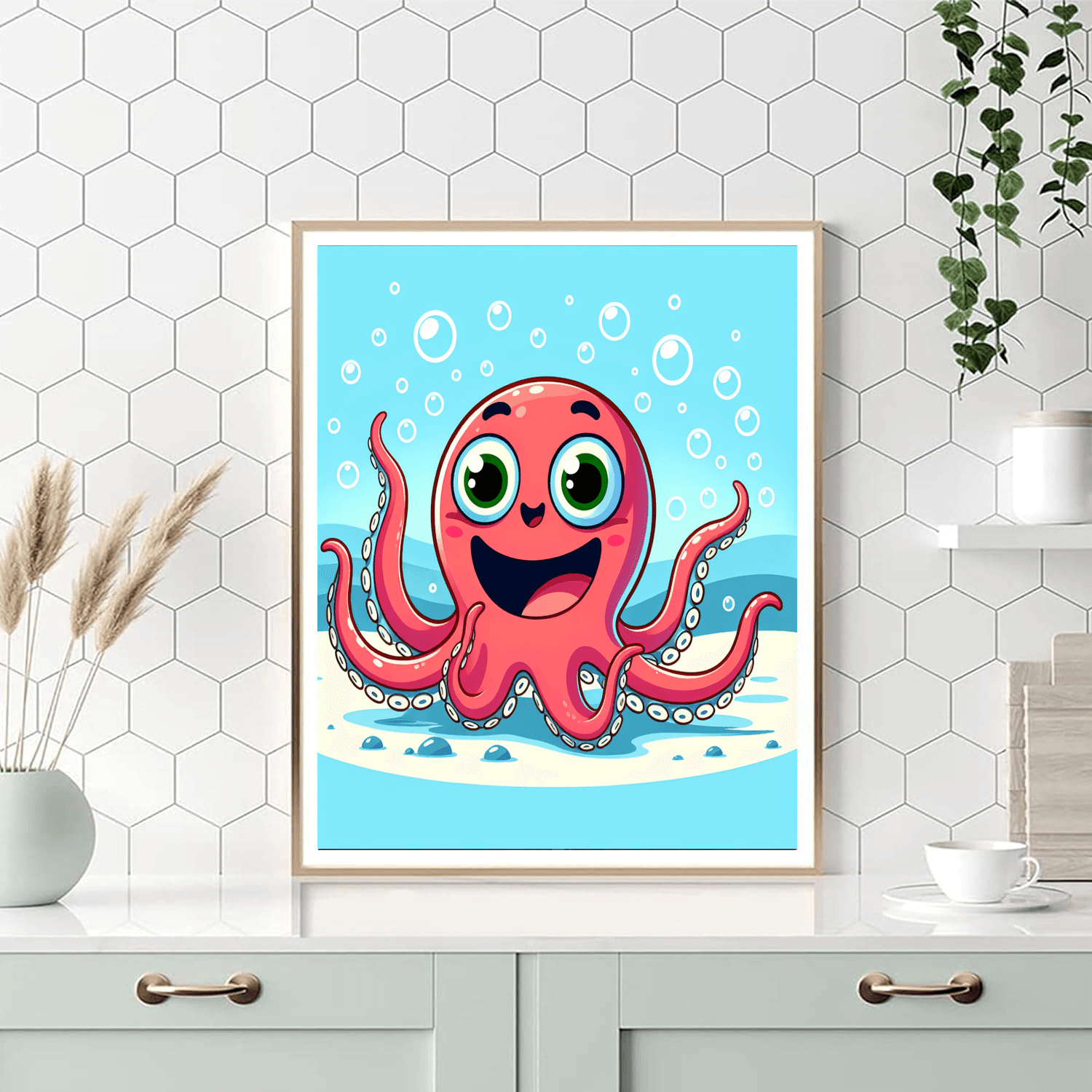 Optimistic Octopus Paint By Color