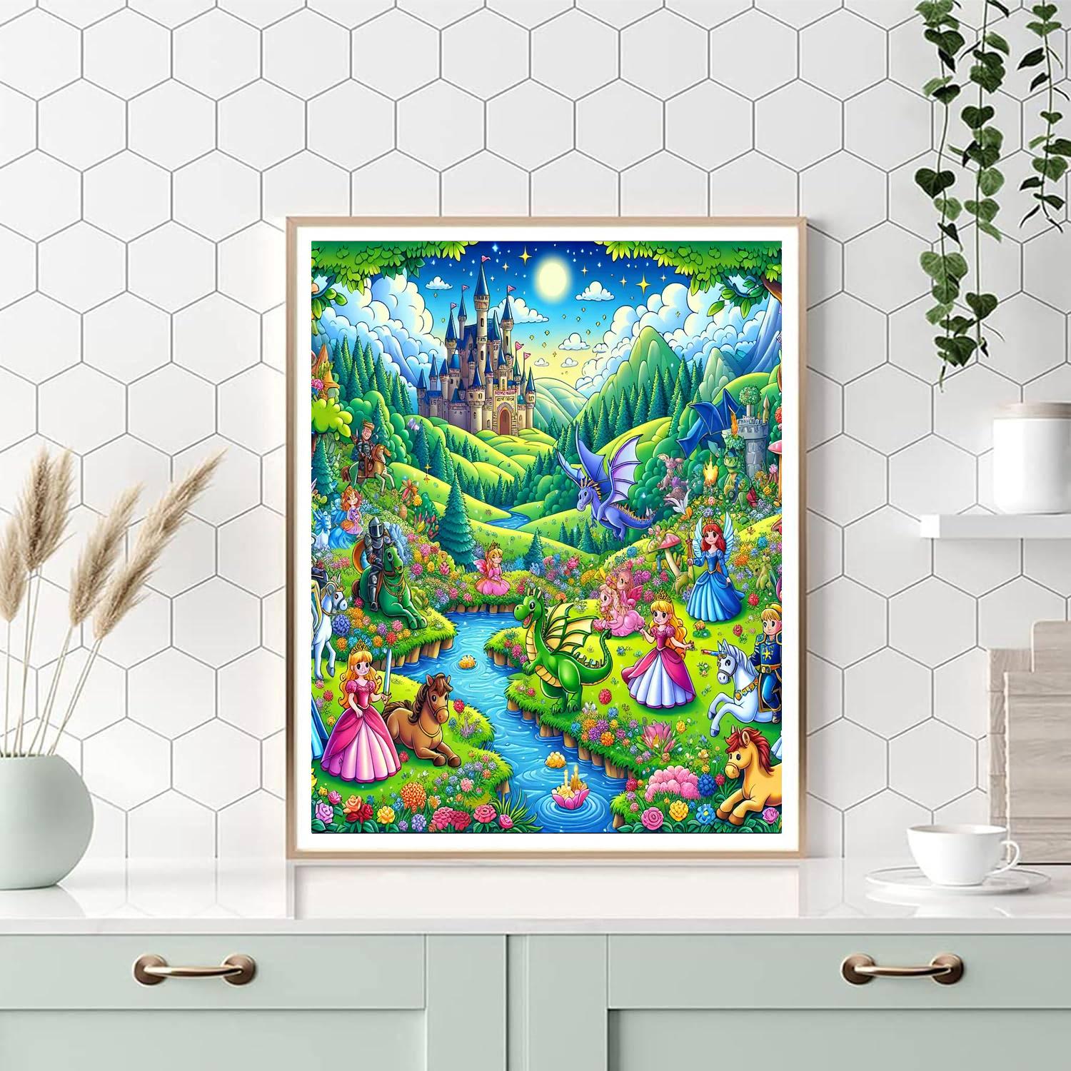 Magical Fairytale World Paint By Number