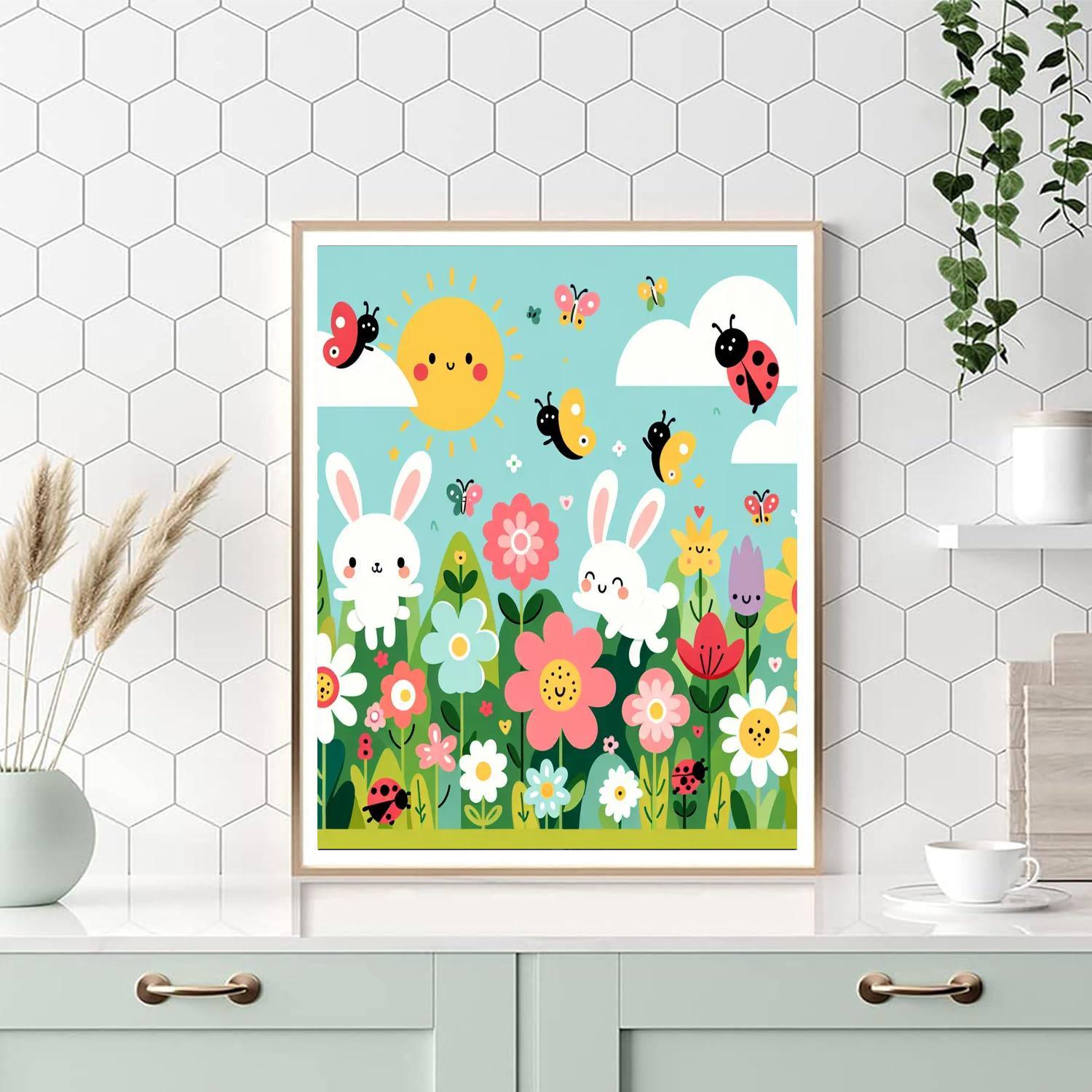 Garden Of Joyful Creatures Paint By Numbers