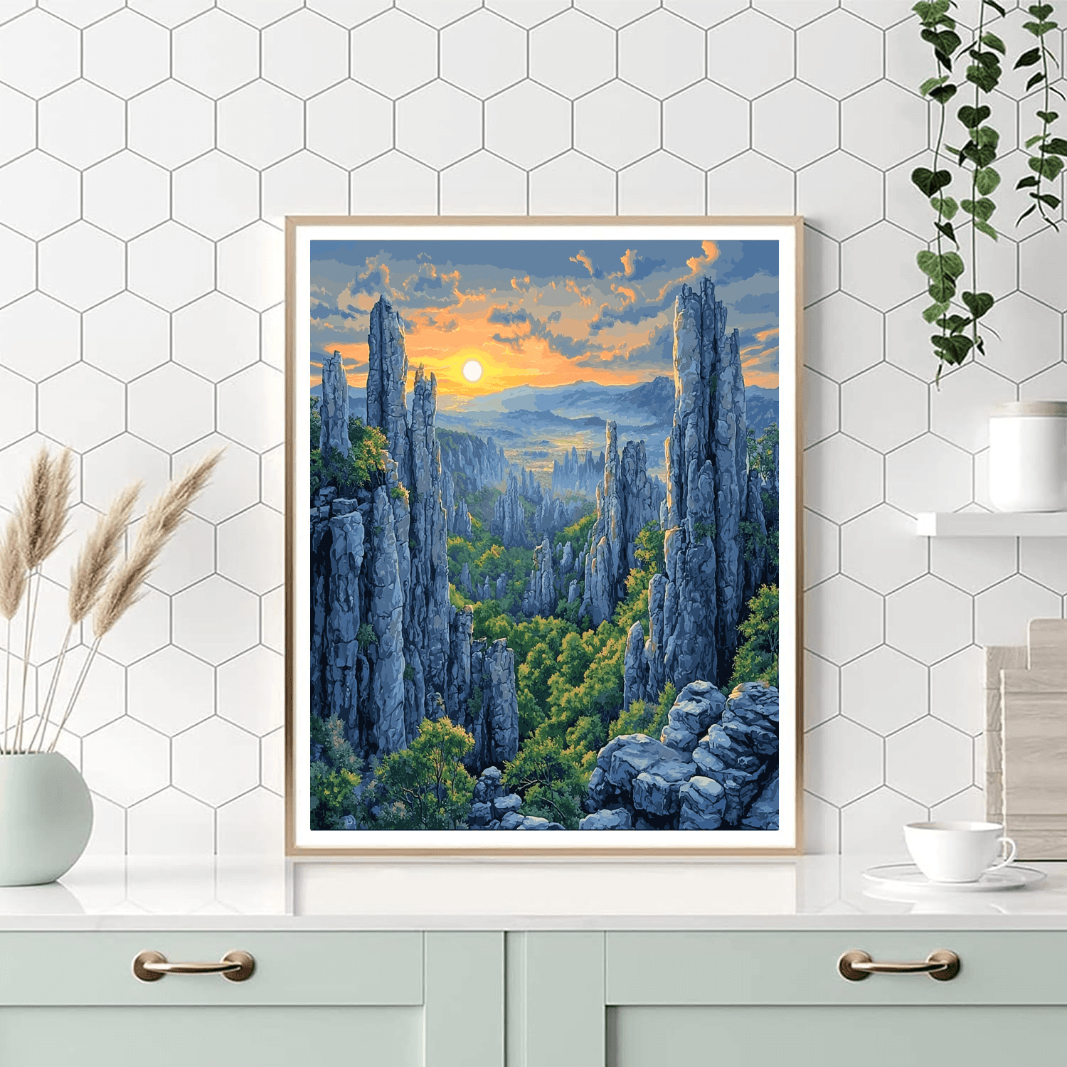 Stone Forest Paint By Numbers