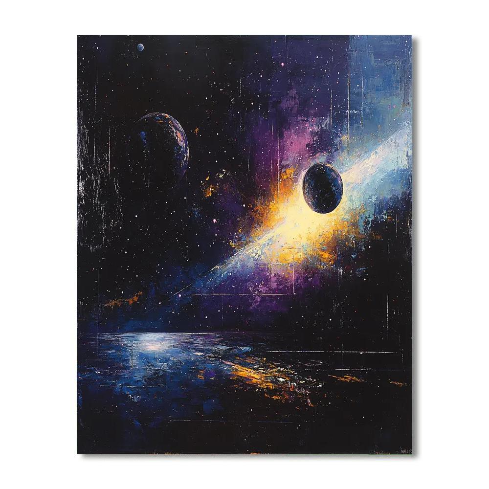 Caravaggio Inspired Reverie Of The Cosmos  DIY Paint By Numbers