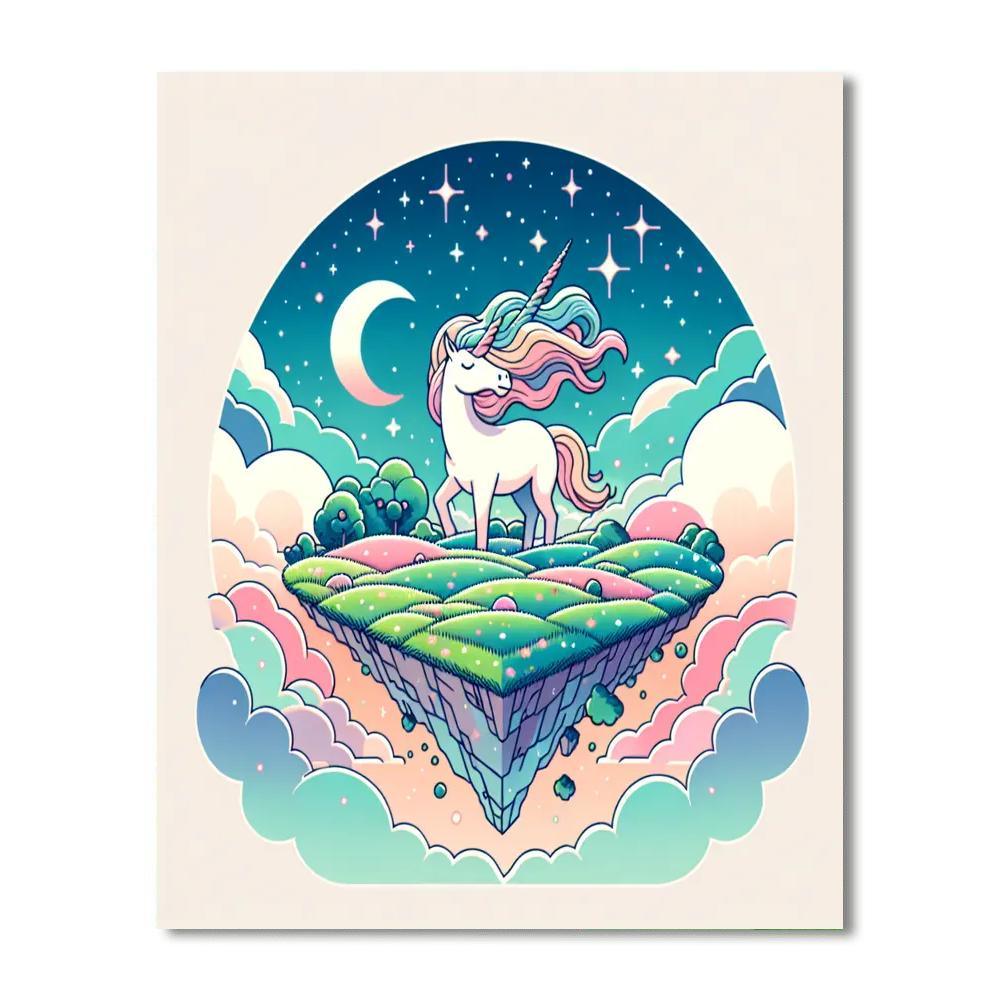 Dreamy Skyland Adventure Painting By Numbers Kit