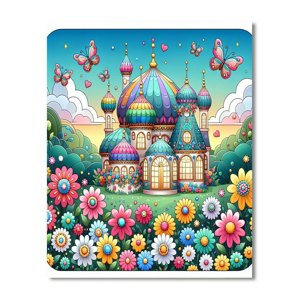 Whimsical Fairy House Numbered Painting Kits