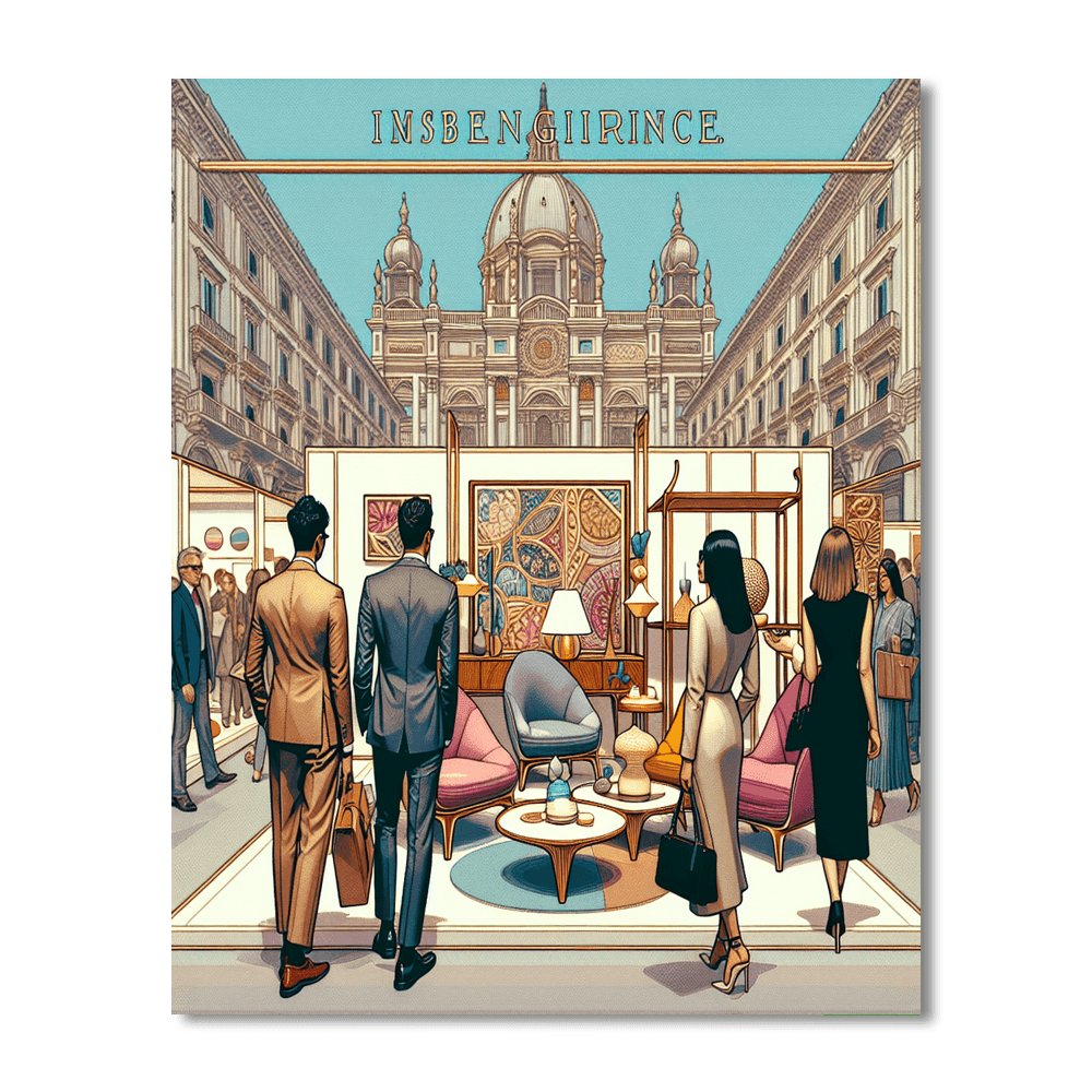 Salone Del Mobile - Italy Paint By Numbers Art