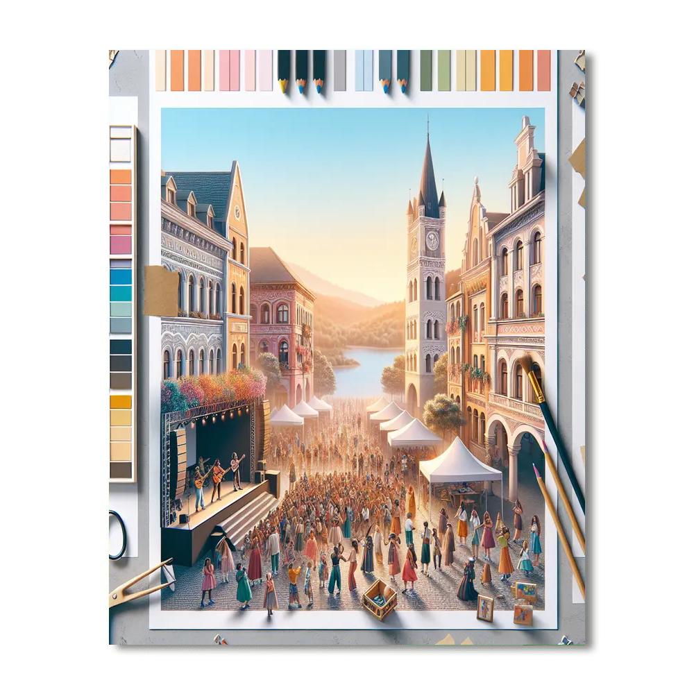 Zürich Festival DIY Paint By Numbers