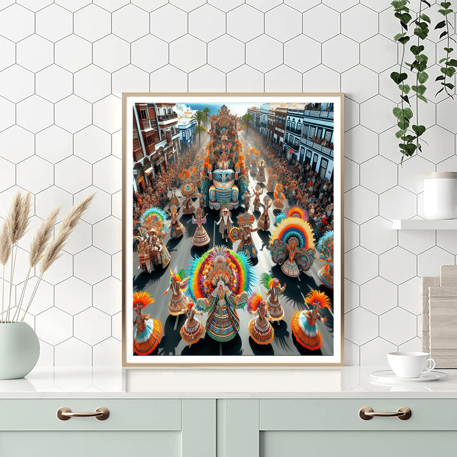 Day Of The Canary Islands - Las Palmas, Canary Islands Painting By Numbers Kit