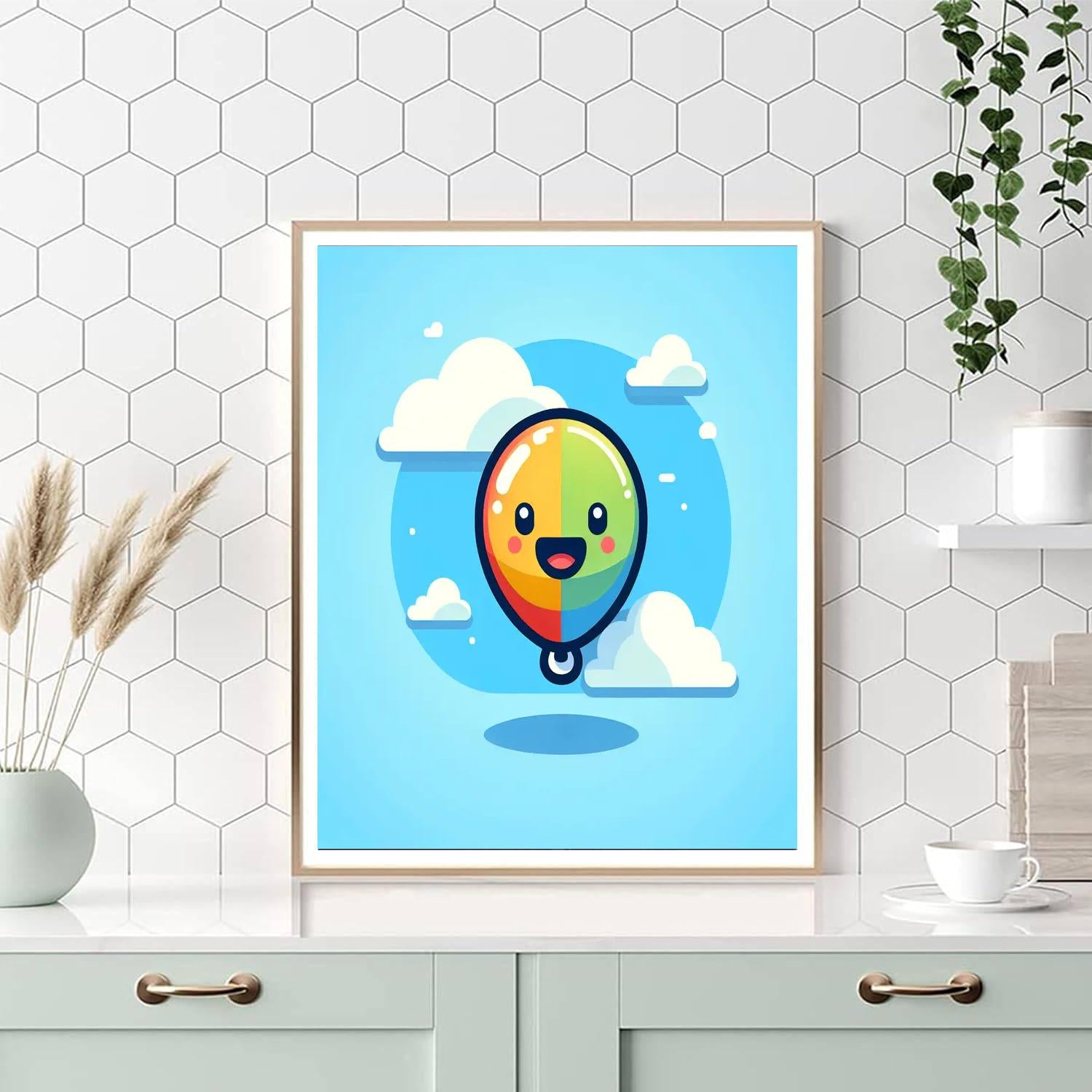 Happy Balloon Numbered Painting Kits