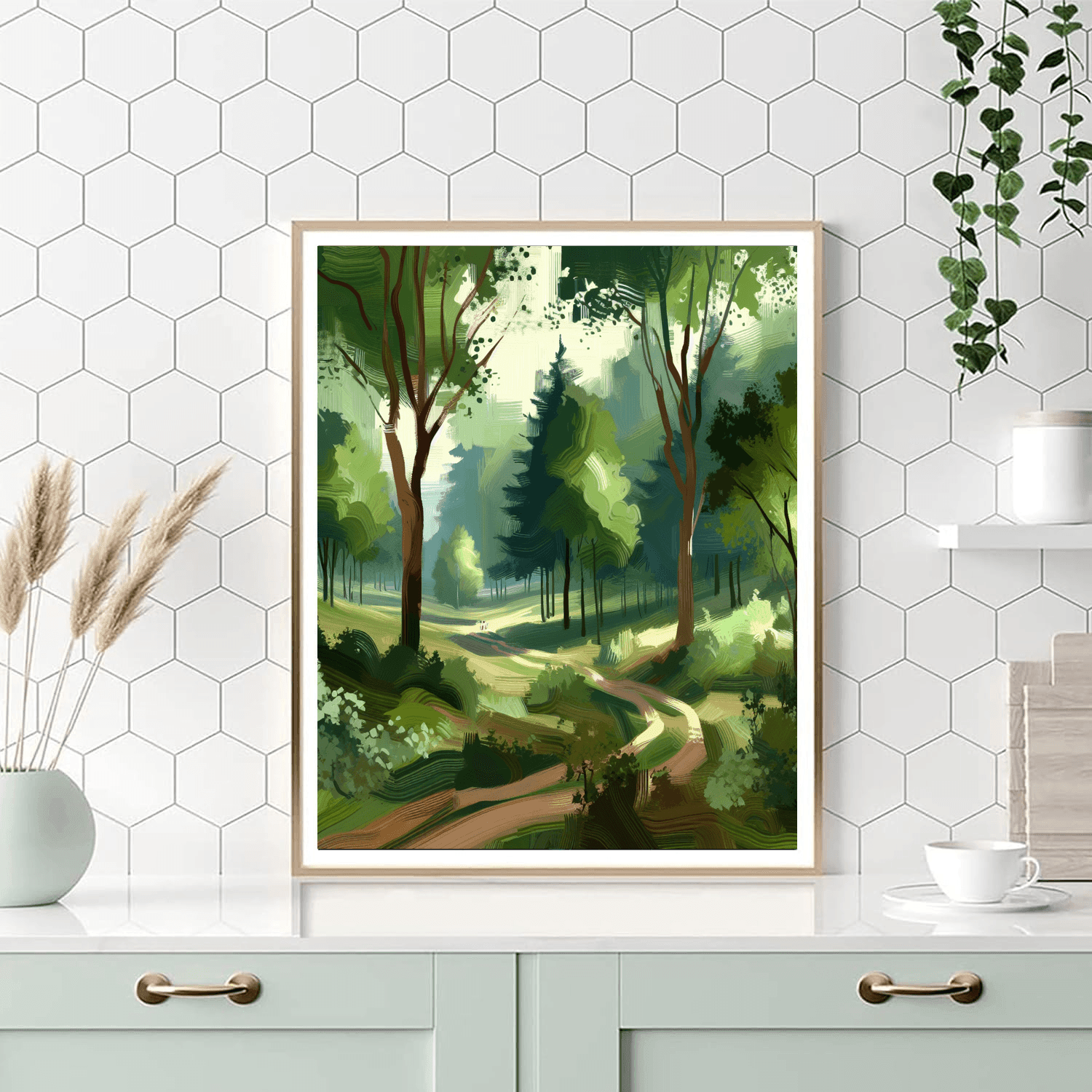 Charming Woodland Paths Paint By Numbers