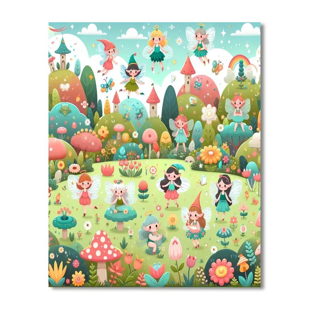 Magical Fairyland Adventures Paint By Numbers Kits