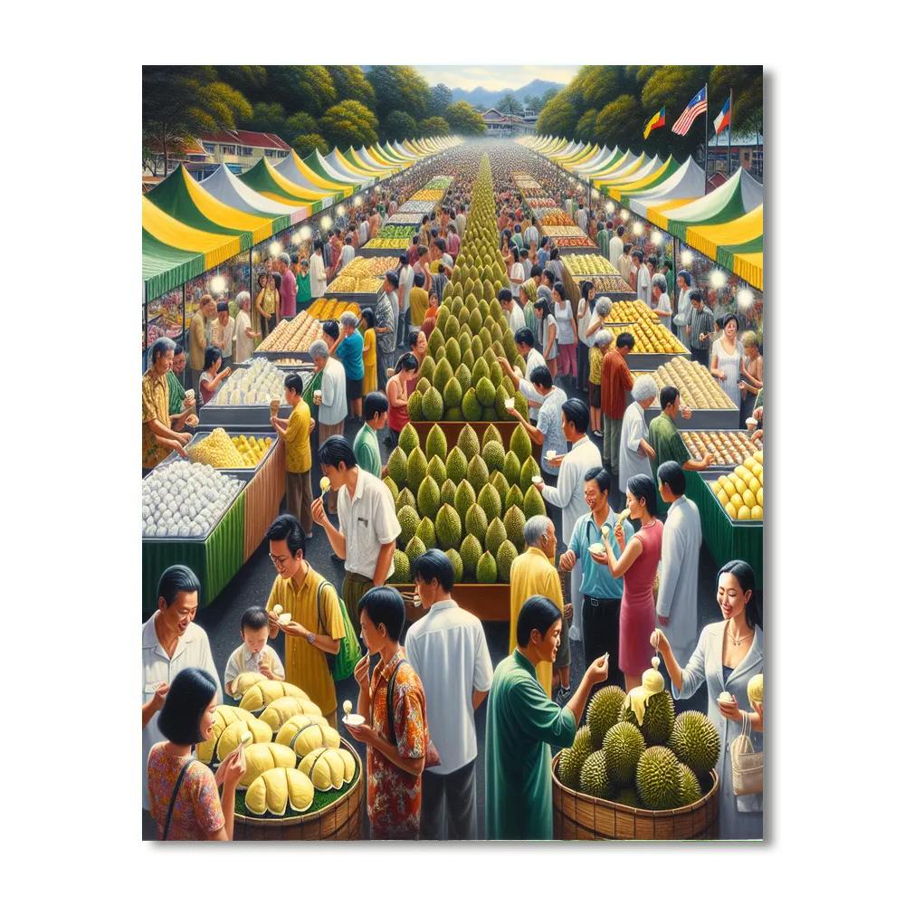 Durian Festival - Davao City Painting Number Kit