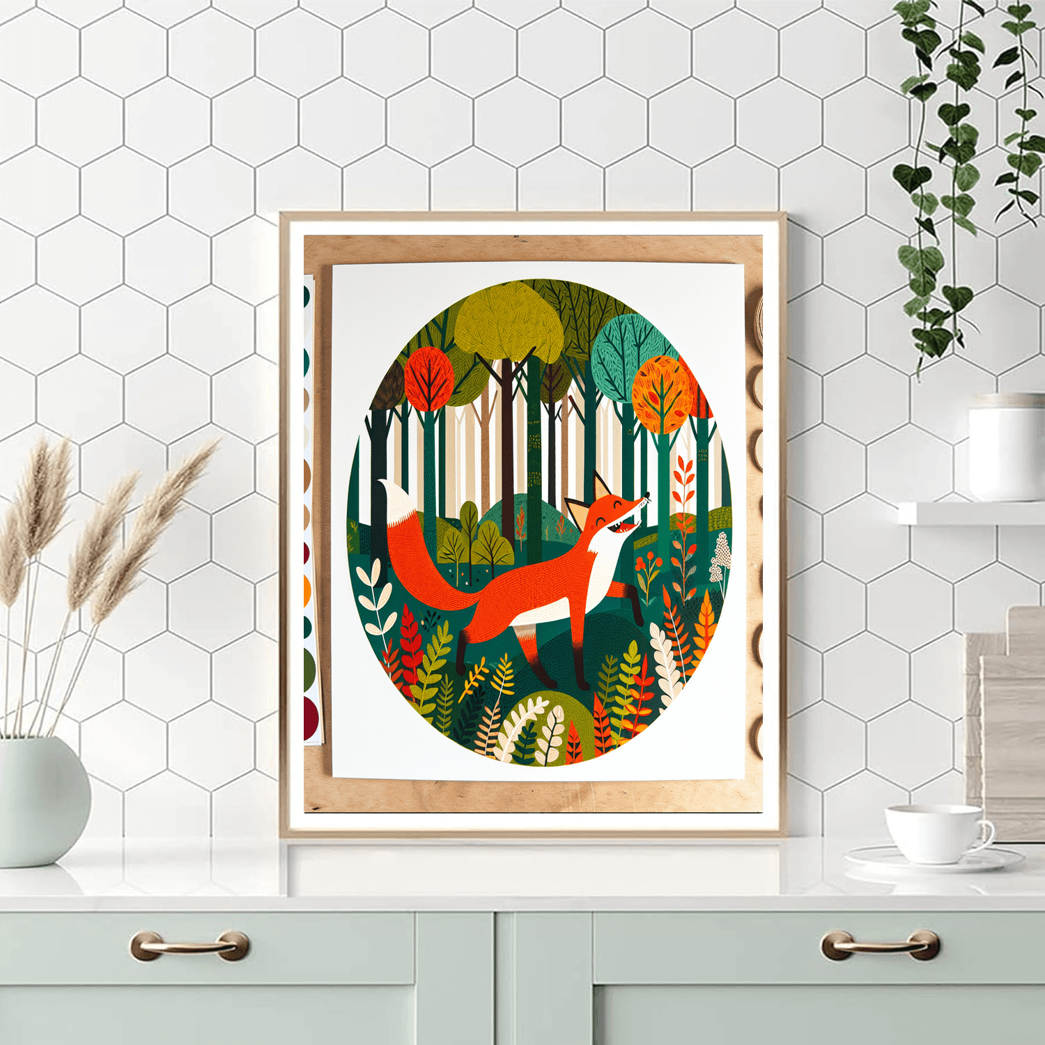 Fox's Hidden Haven Paint By Color