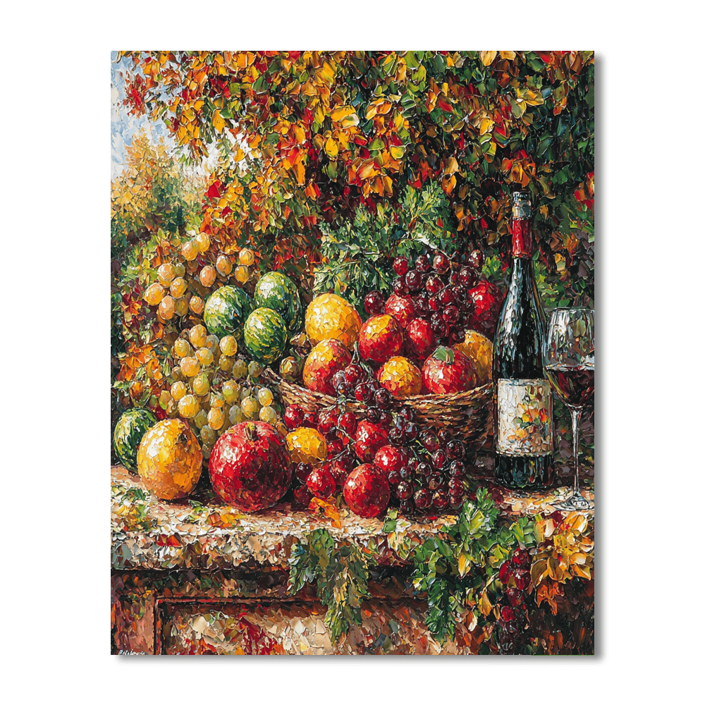 Cézanne Inspired Glorious Harvest  Paint By Number