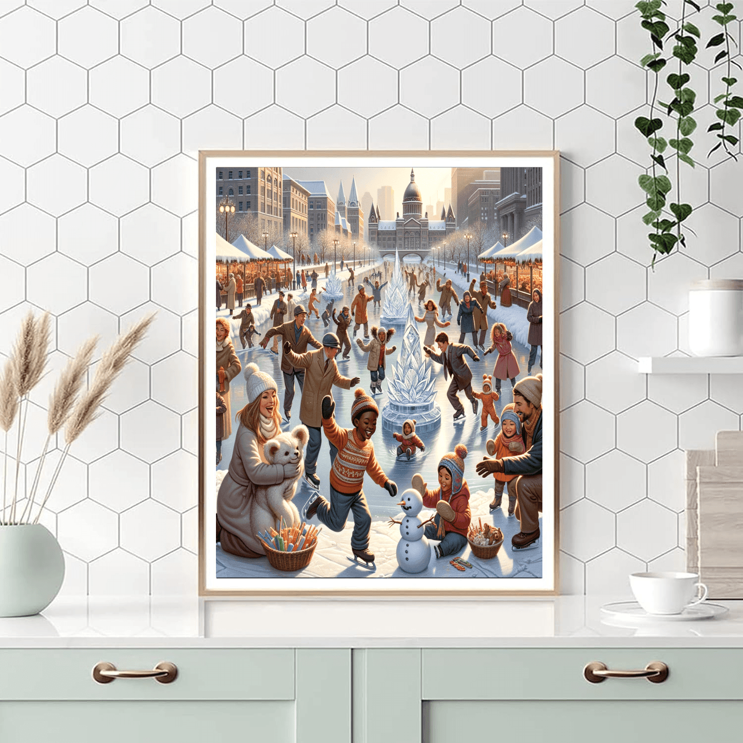 Winterlude Festival - Canada Paint By Color