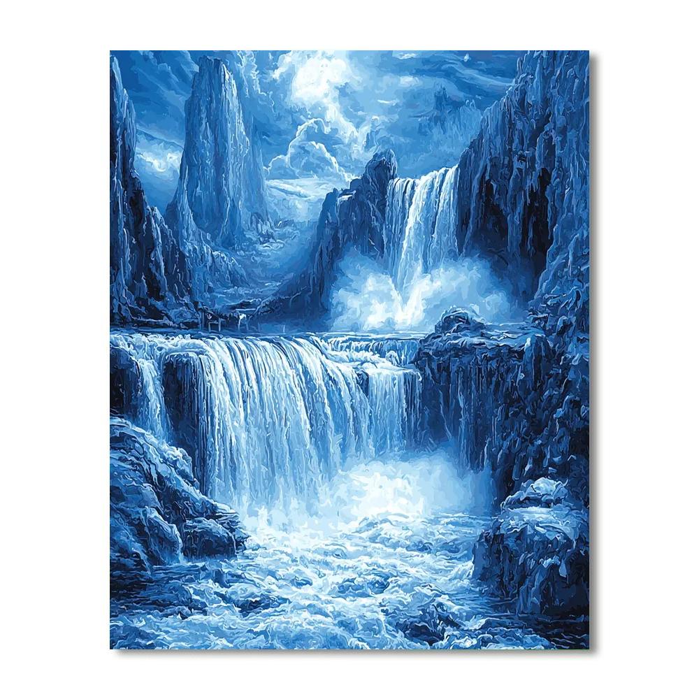 Michelangelo Inspired Eternal Cascade  DIY Paint By Numbers