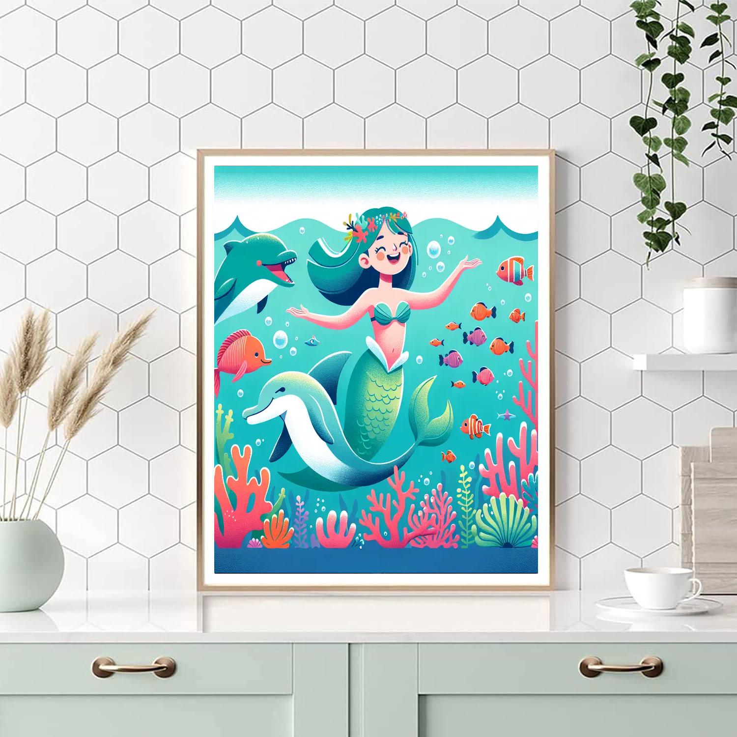 Mystical Mermaid Voyage Numbered Painting Kits