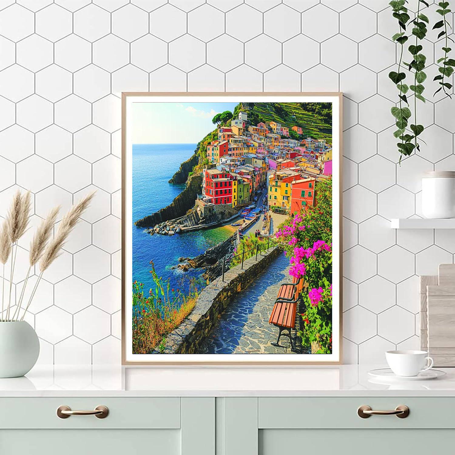 Hiking In Cinque Terre Paint By Color